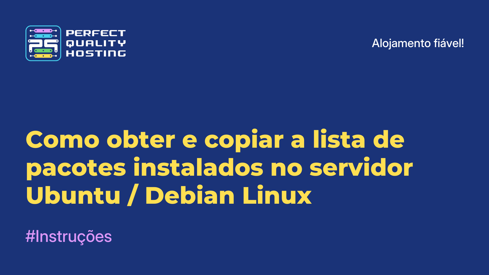 Como obter e copiar a lista de pacotes instalados no servidor Ubuntu / Debian Linux