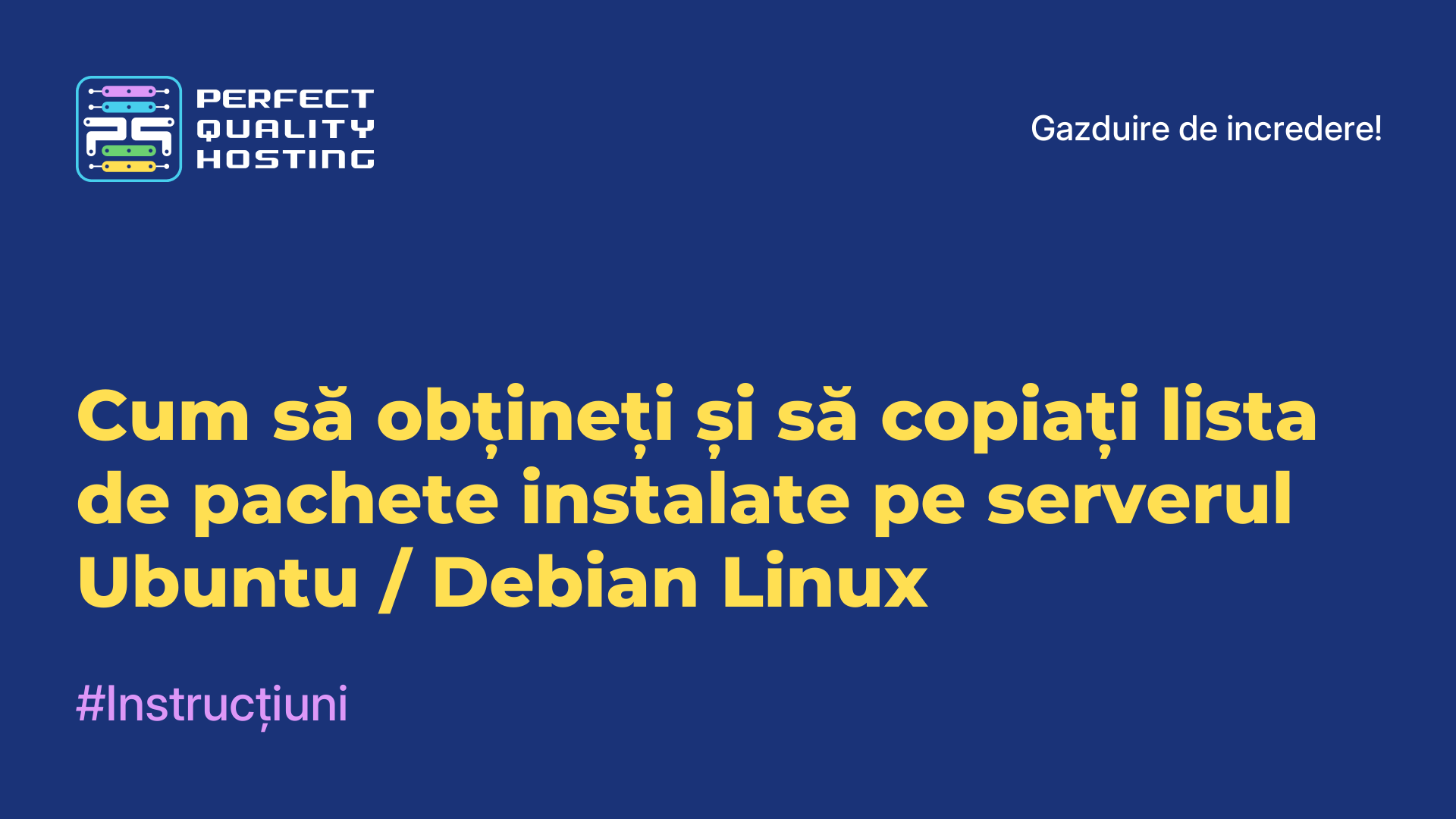 Cum să obțineți și să copiați lista de pachete instalate pe serverul Ubuntu / Debian Linux