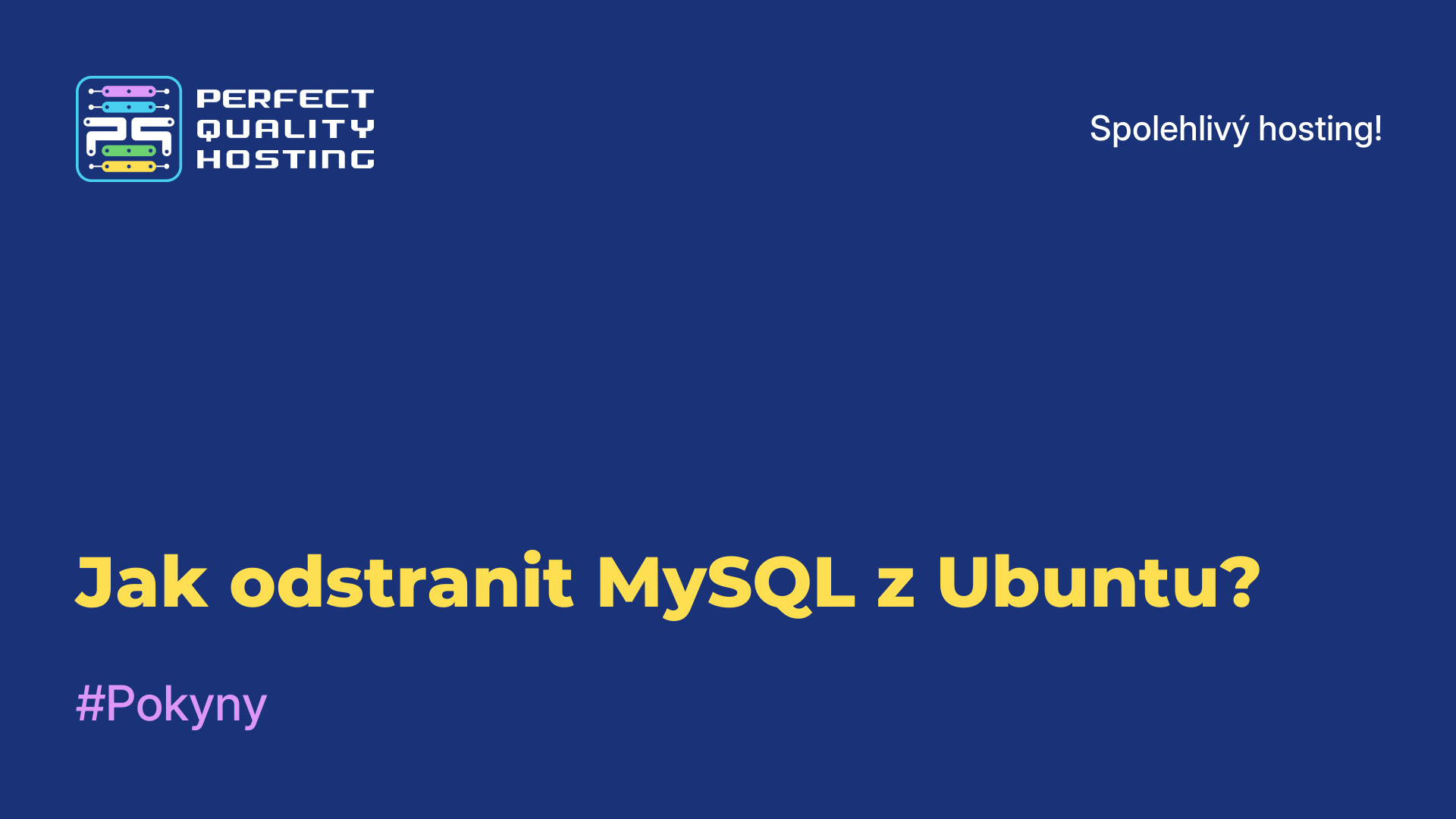 Jak odstranit MySQL z Ubuntu?