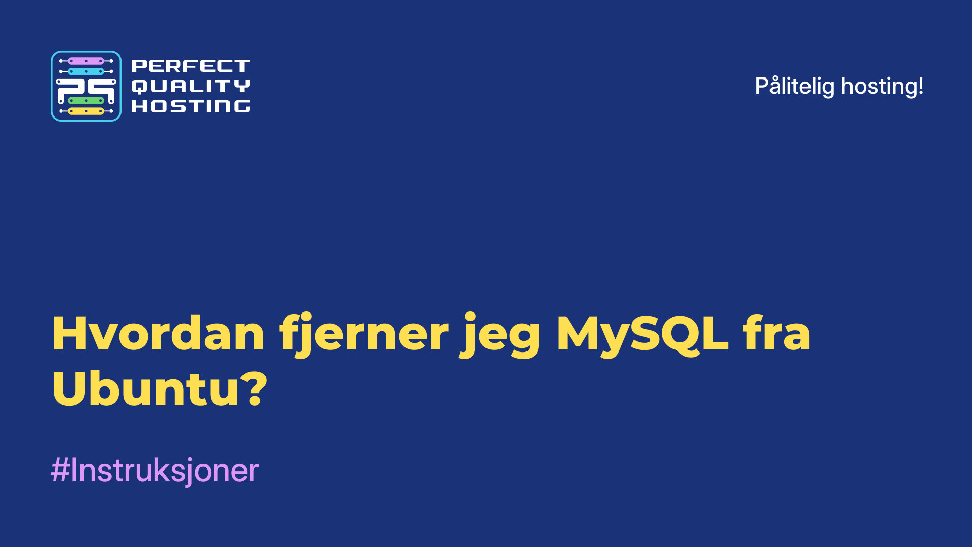 Hvordan fjerner jeg MySQL fra Ubuntu?