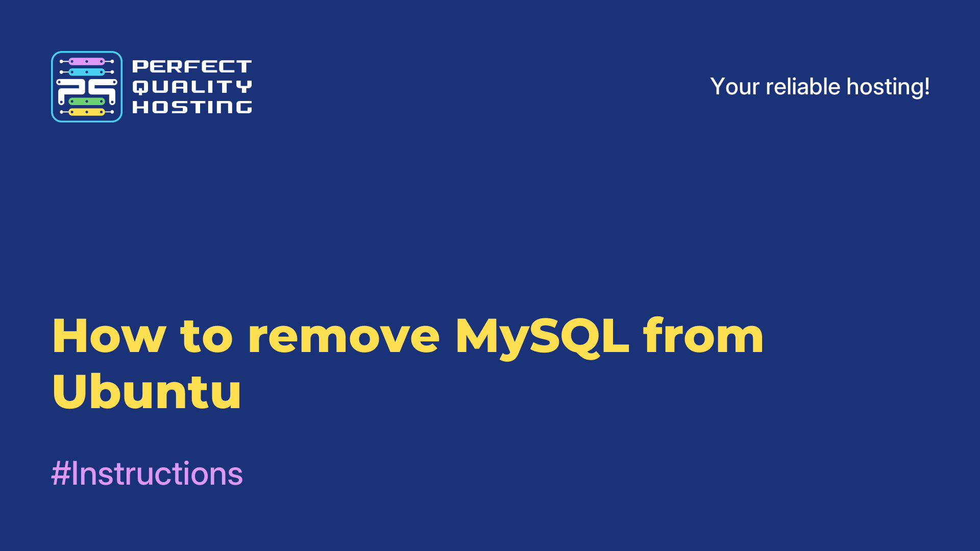 How to remove MySQL from Ubuntu