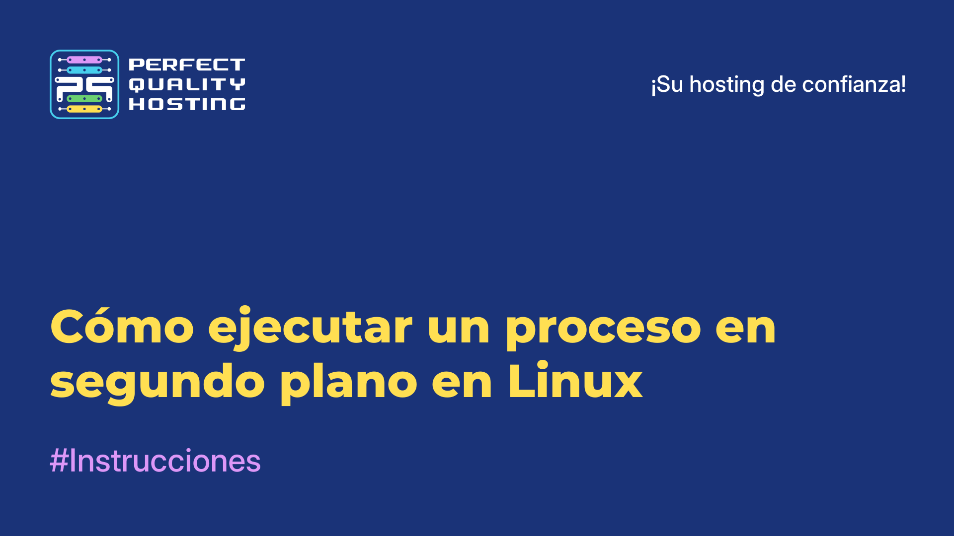 Cómo ejecutar un proceso en segundo plano en Linux