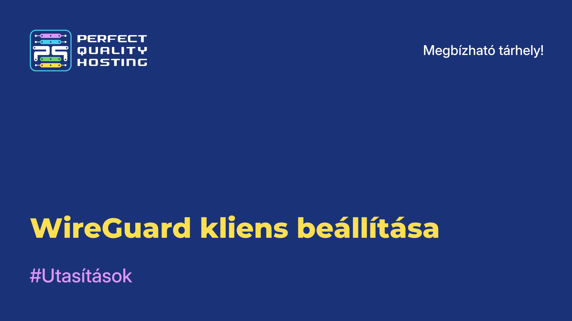 WireGuard kliens beállítása