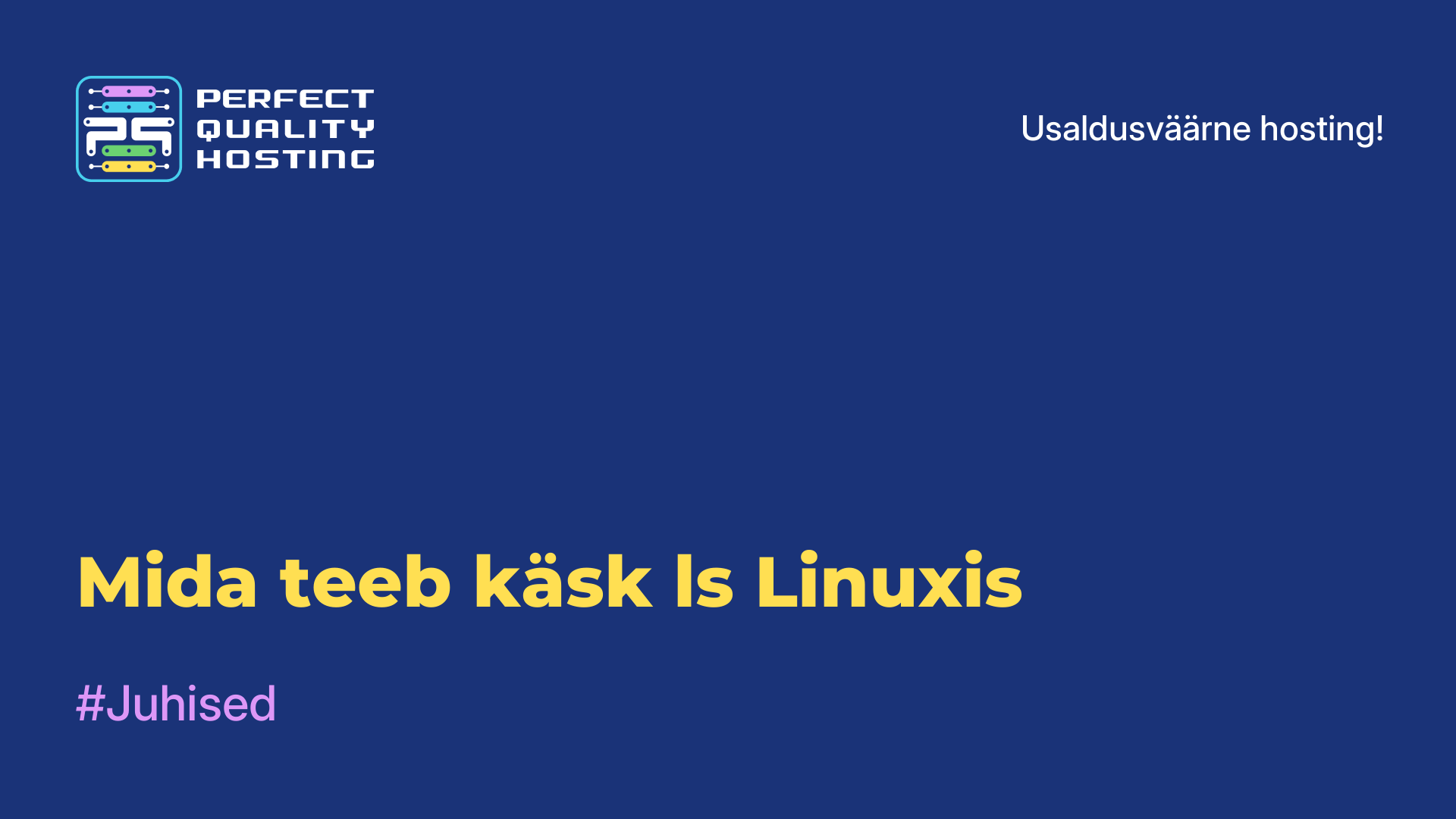 Mida teeb käsk ls Linuxis