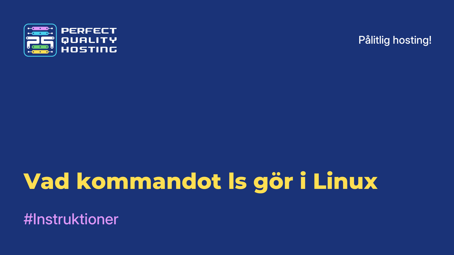 Vad kommandot ls gör i Linux