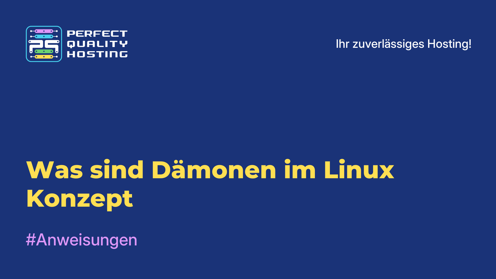 Was sind Dämonen im Linux-Konzept