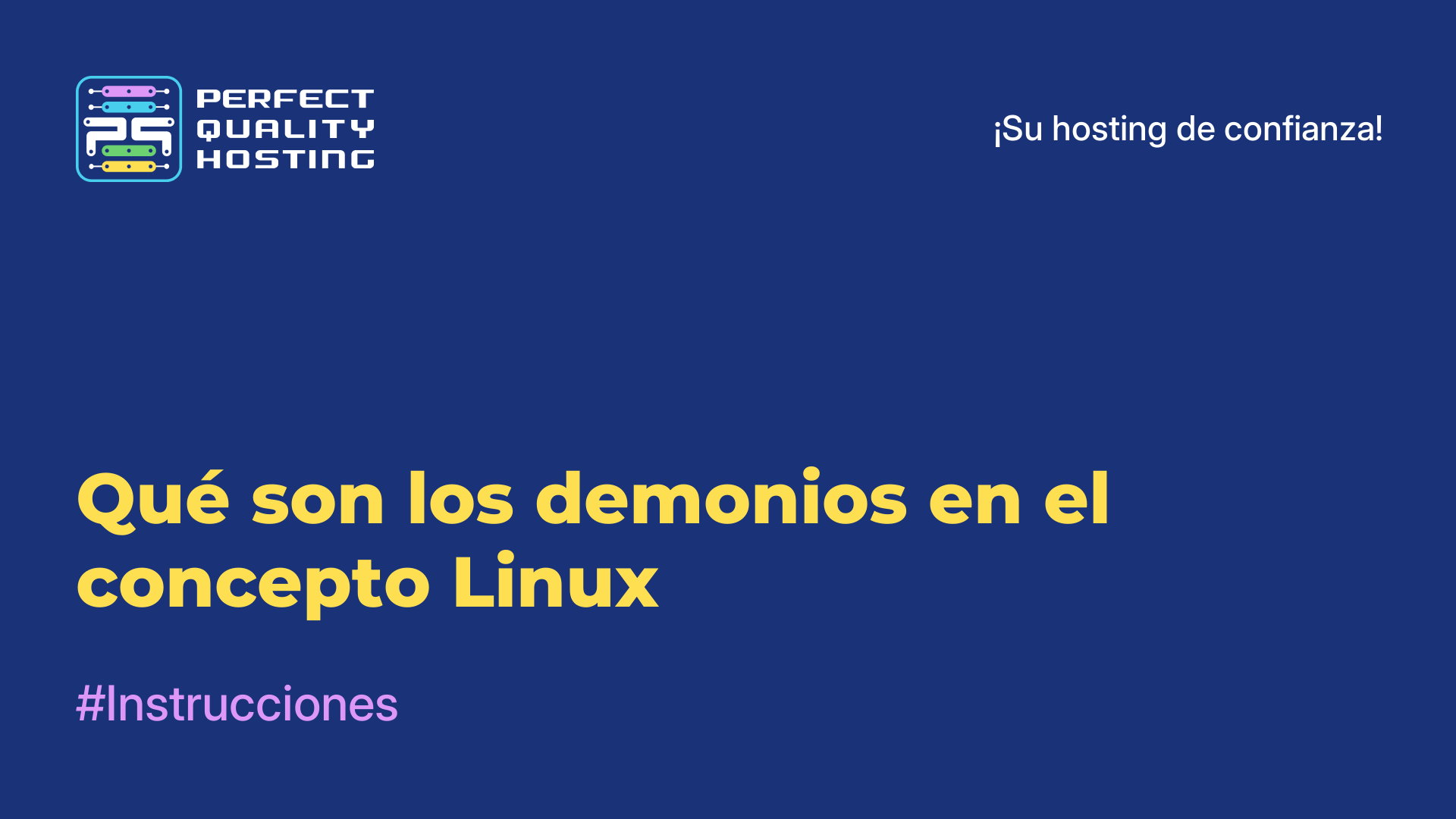 Qué son los demonios en el concepto Linux