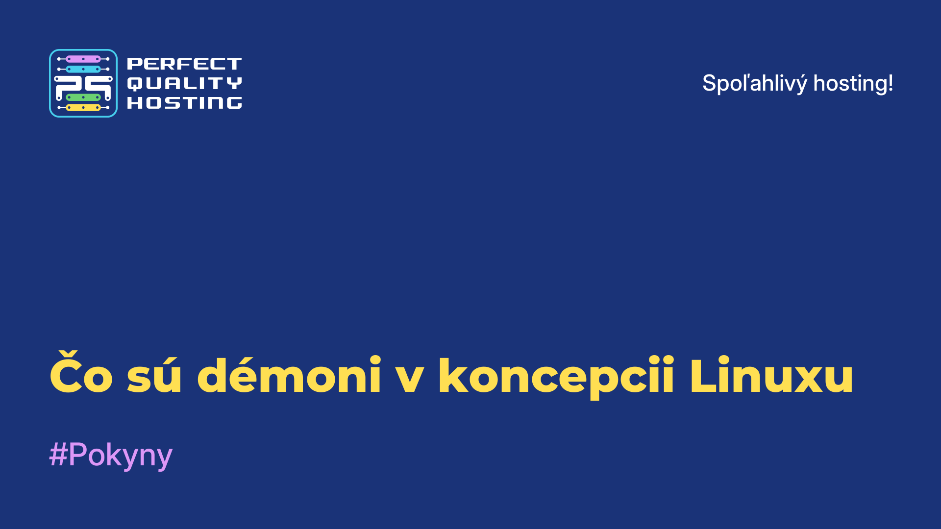 Čo sú démoni v koncepcii Linuxu