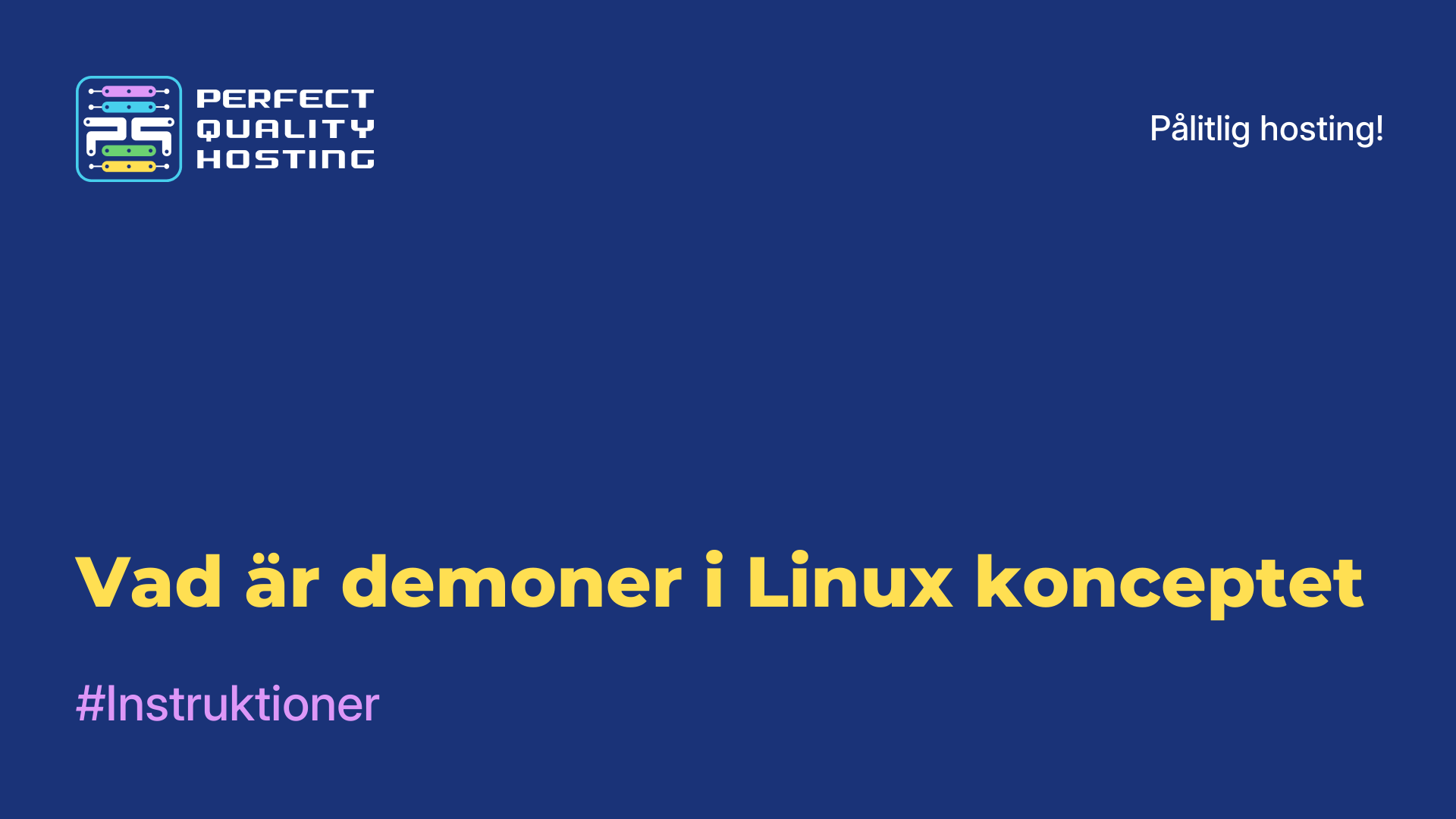 Vad är demoner i Linux-konceptet