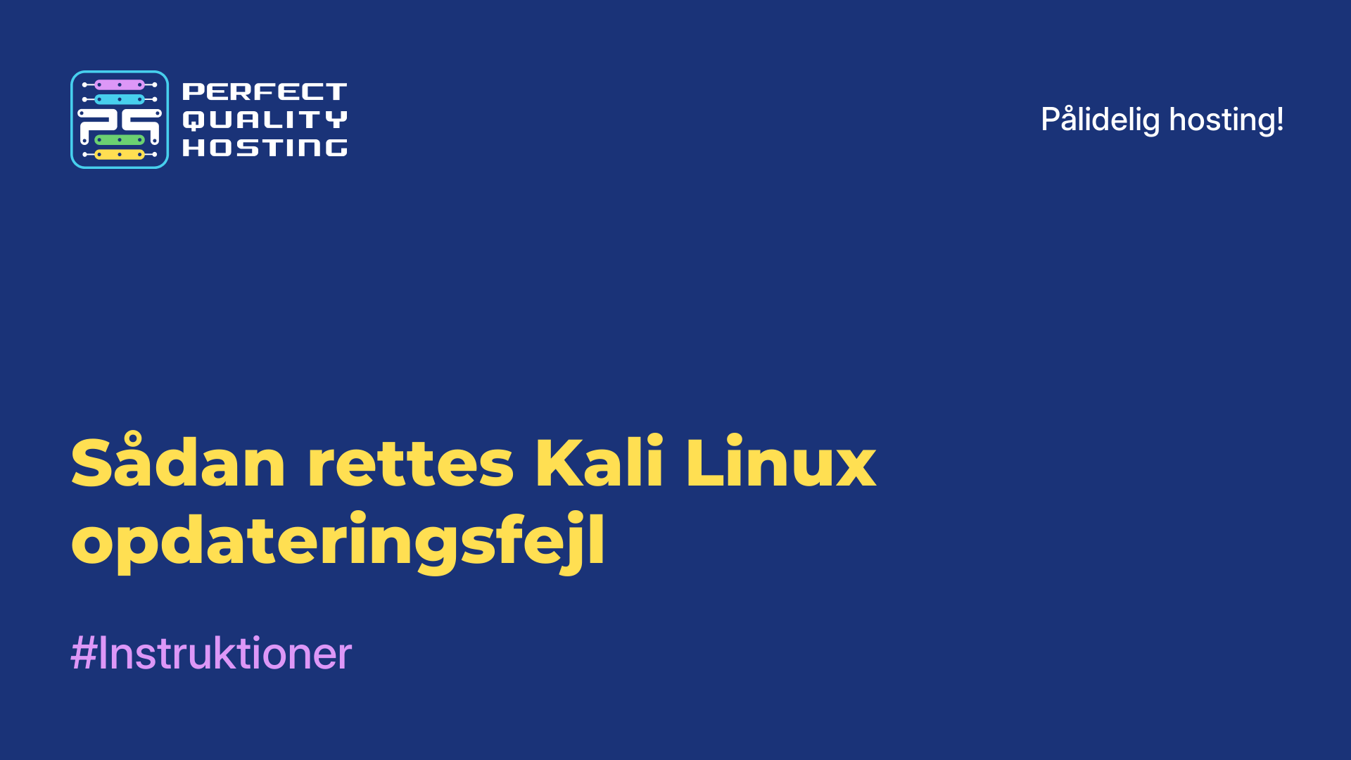 Sådan rettes Kali Linux-opdateringsfejl