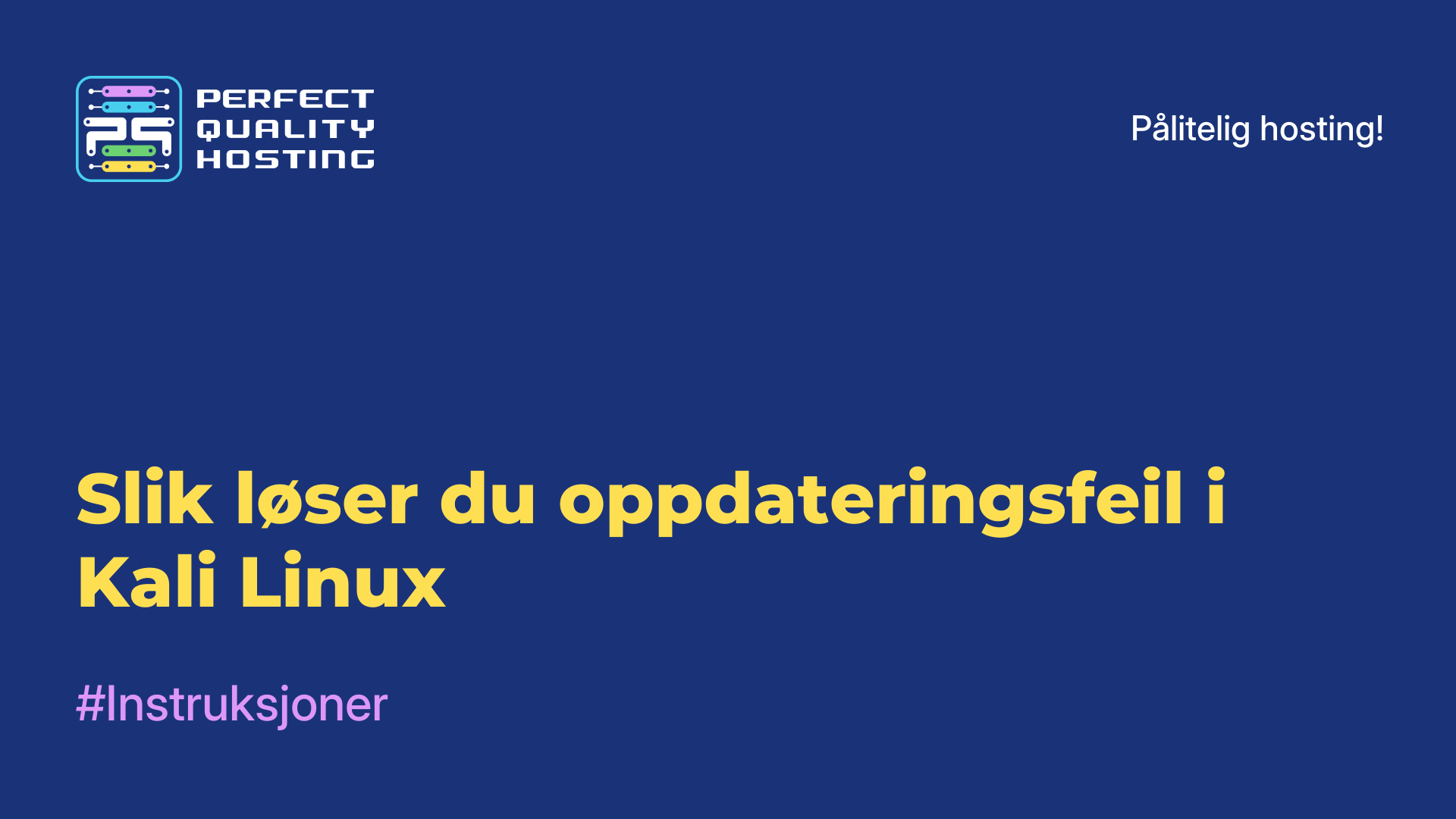 Slik løser du oppdateringsfeil i Kali Linux