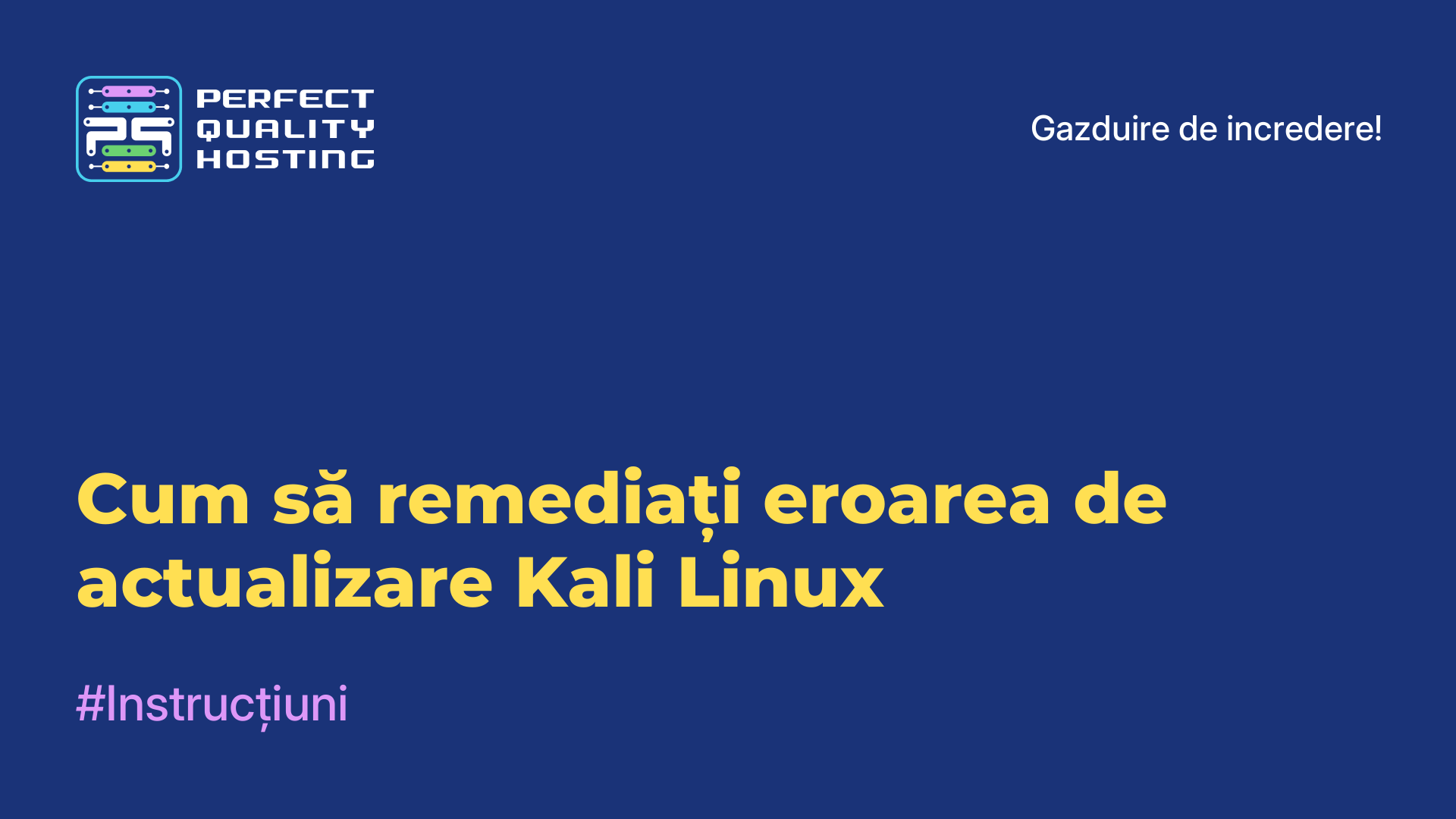 Cum să remediați eroarea de actualizare Kali Linux