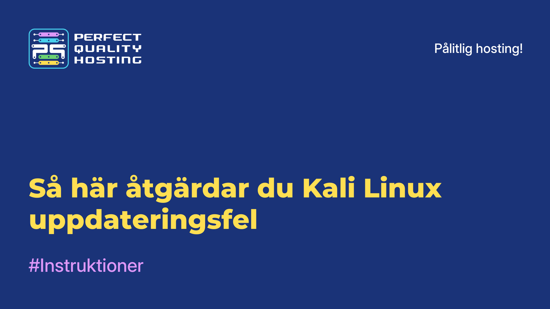 Så här åtgärdar du Kali Linux uppdateringsfel