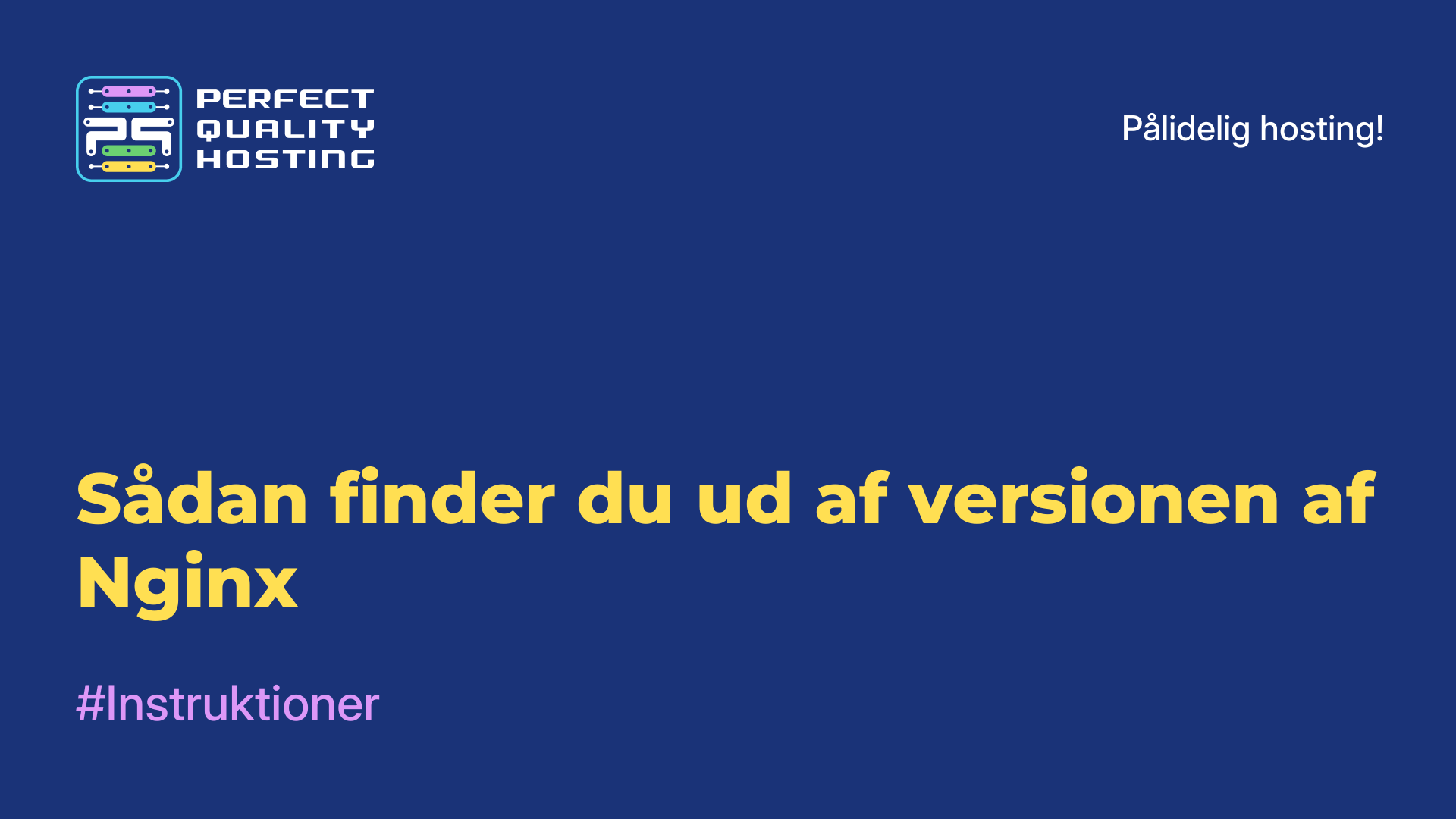 Sådan finder du ud af versionen af Nginx