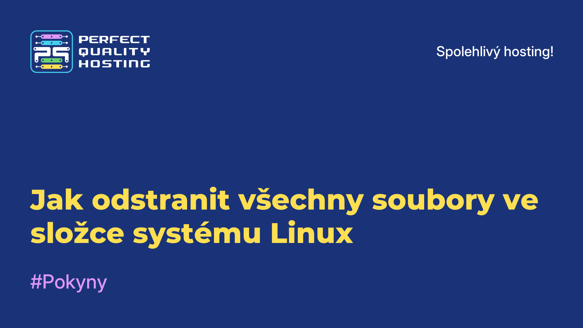 Jak odstranit všechny soubory ve složce systému Linux