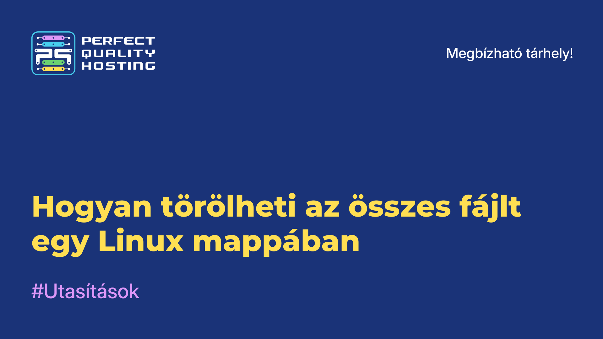 Hogyan törölheti az összes fájlt egy Linux mappában