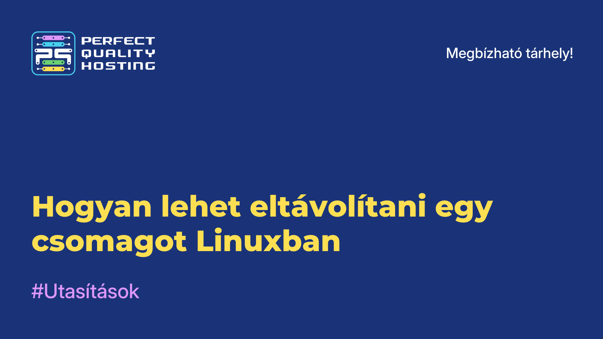 Hogyan lehet eltávolítani egy csomagot Linuxban