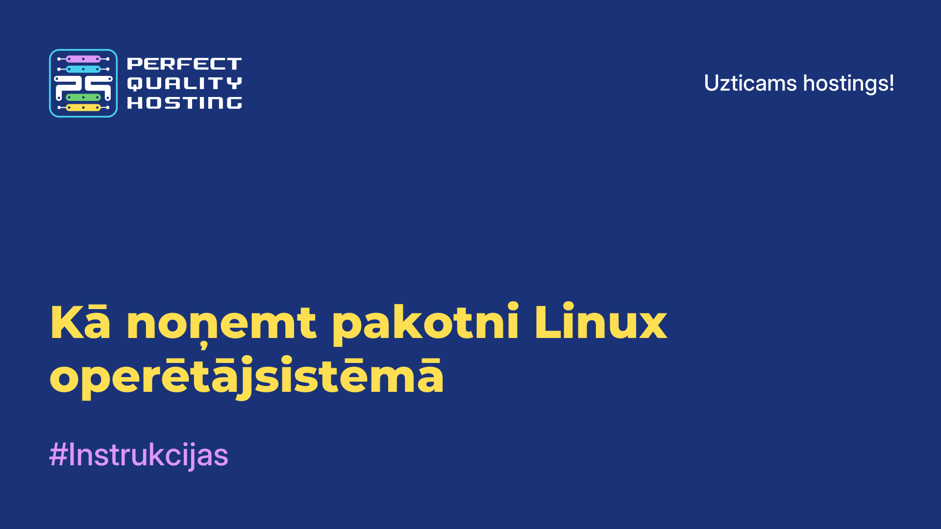 Kā noņemt pakotni Linux operētājsistēmā