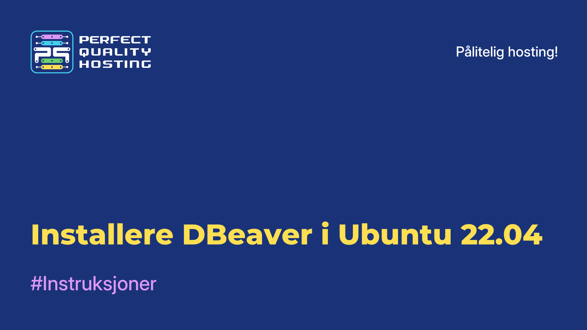 Installere DBeaver i Ubuntu 22.04