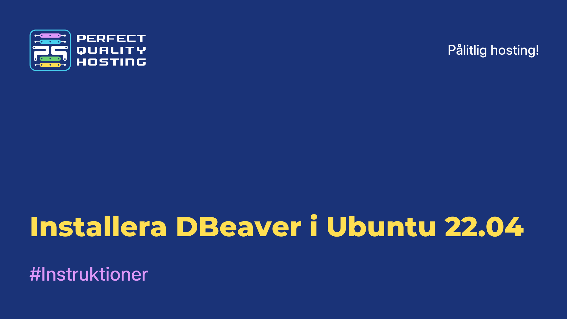 Installera DBeaver i Ubuntu 22.04