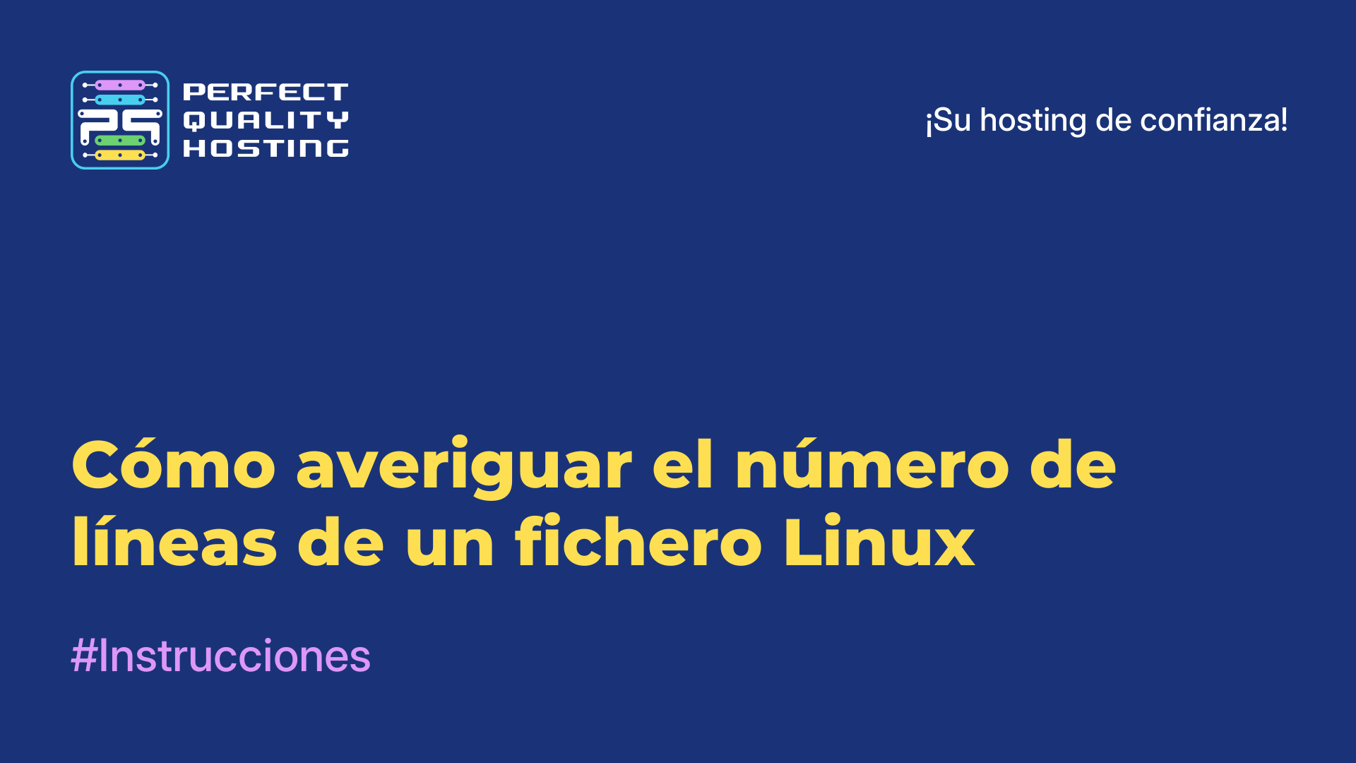 Cómo averiguar el número de líneas de un fichero Linux