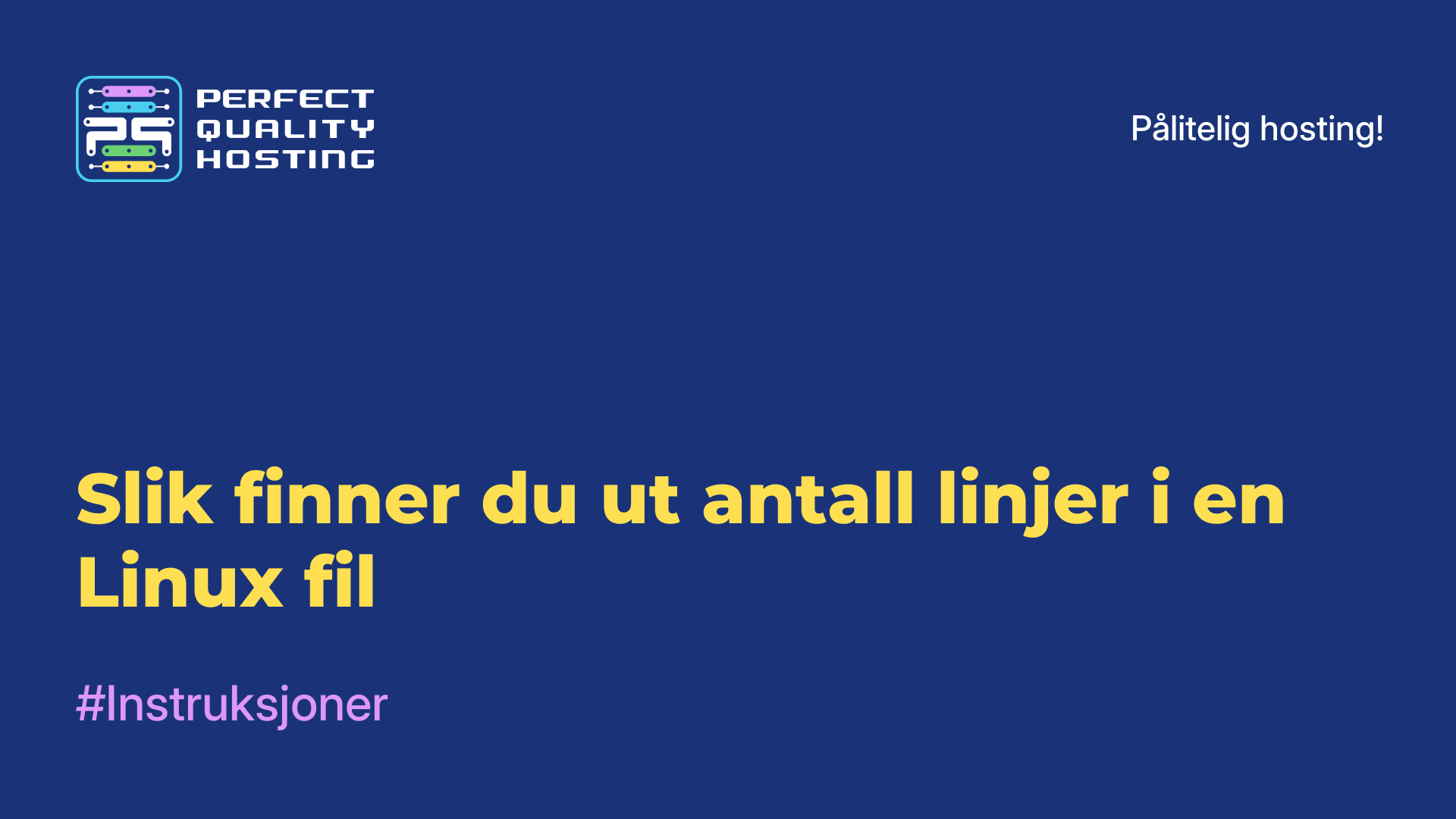 Slik finner du ut antall linjer i en Linux-fil