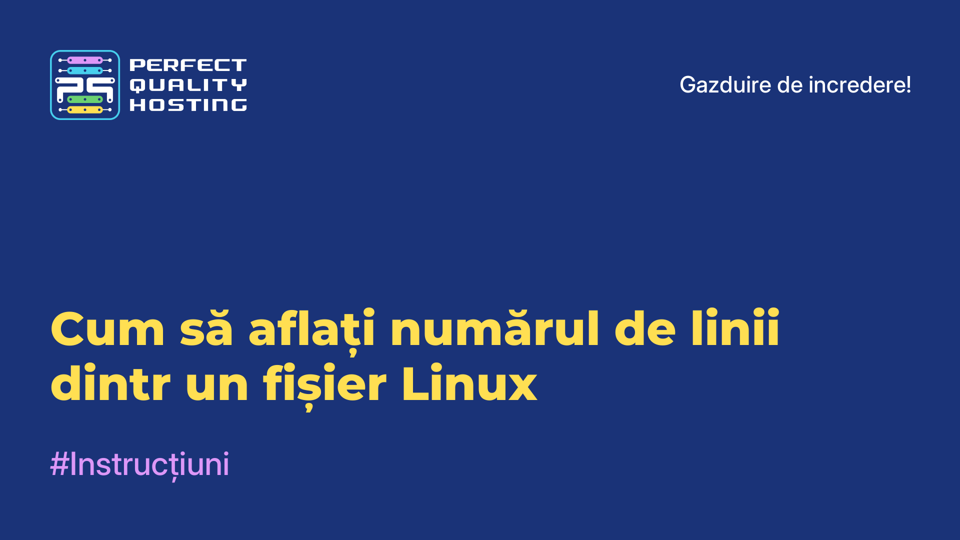 Cum să aflați numărul de linii dintr-un fișier Linux