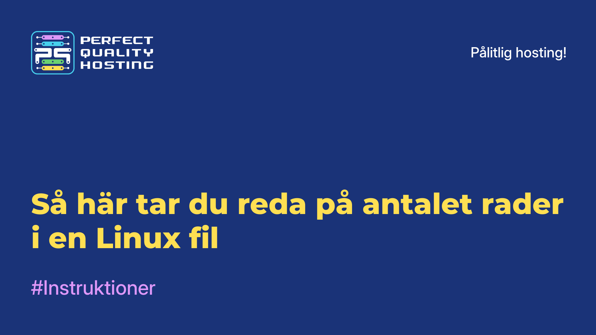 Så här tar du reda på antalet rader i en Linux-fil