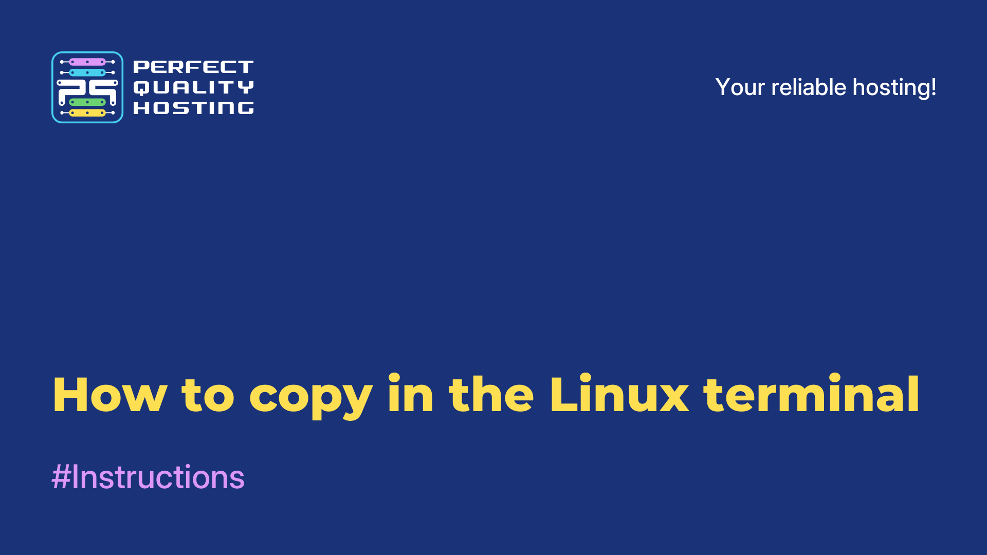 How to copy in the Linux terminal