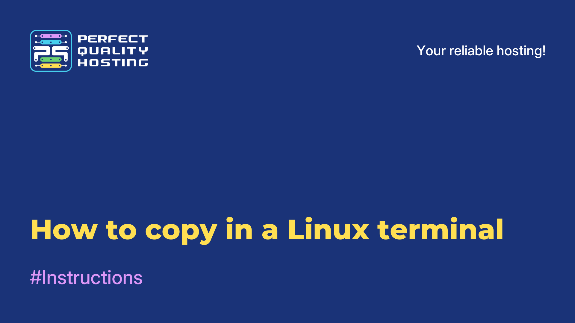 How to copy in a Linux terminal