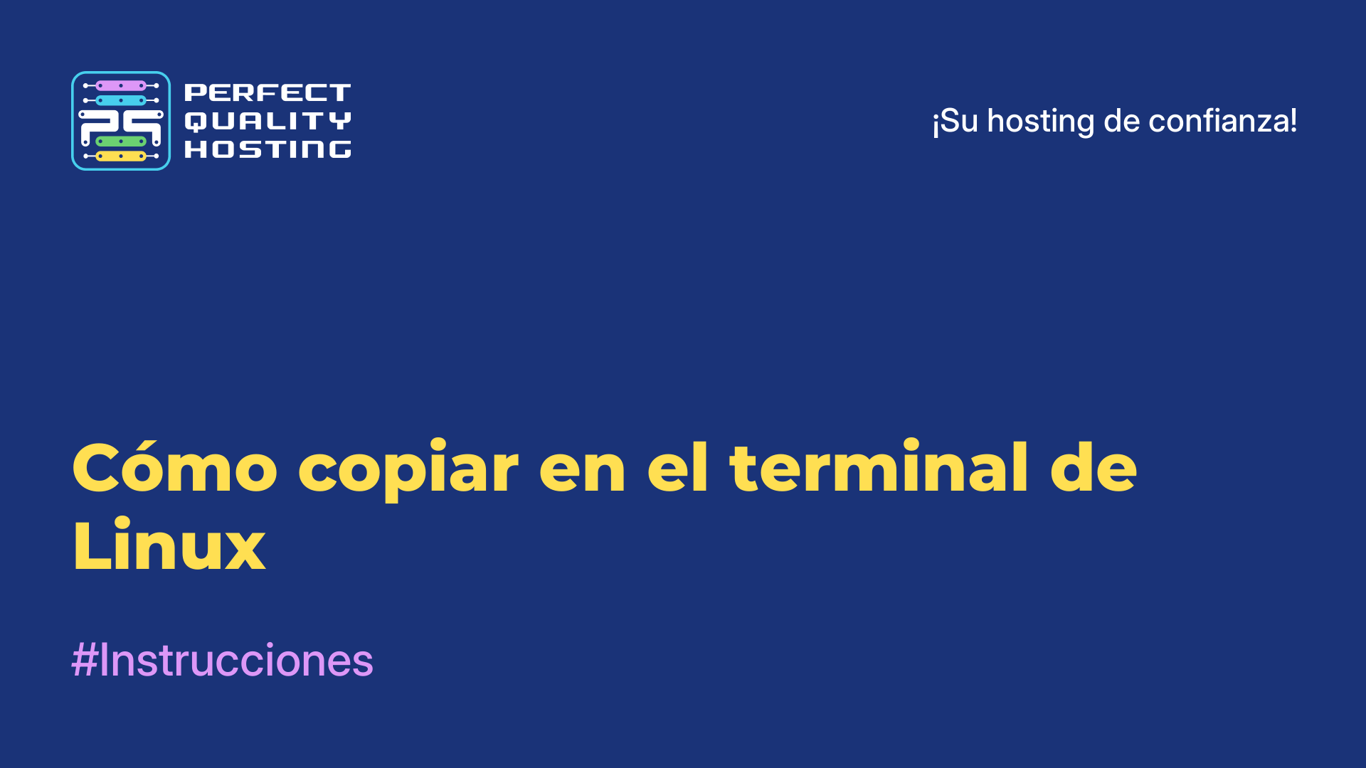 Cómo copiar en el terminal de Linux