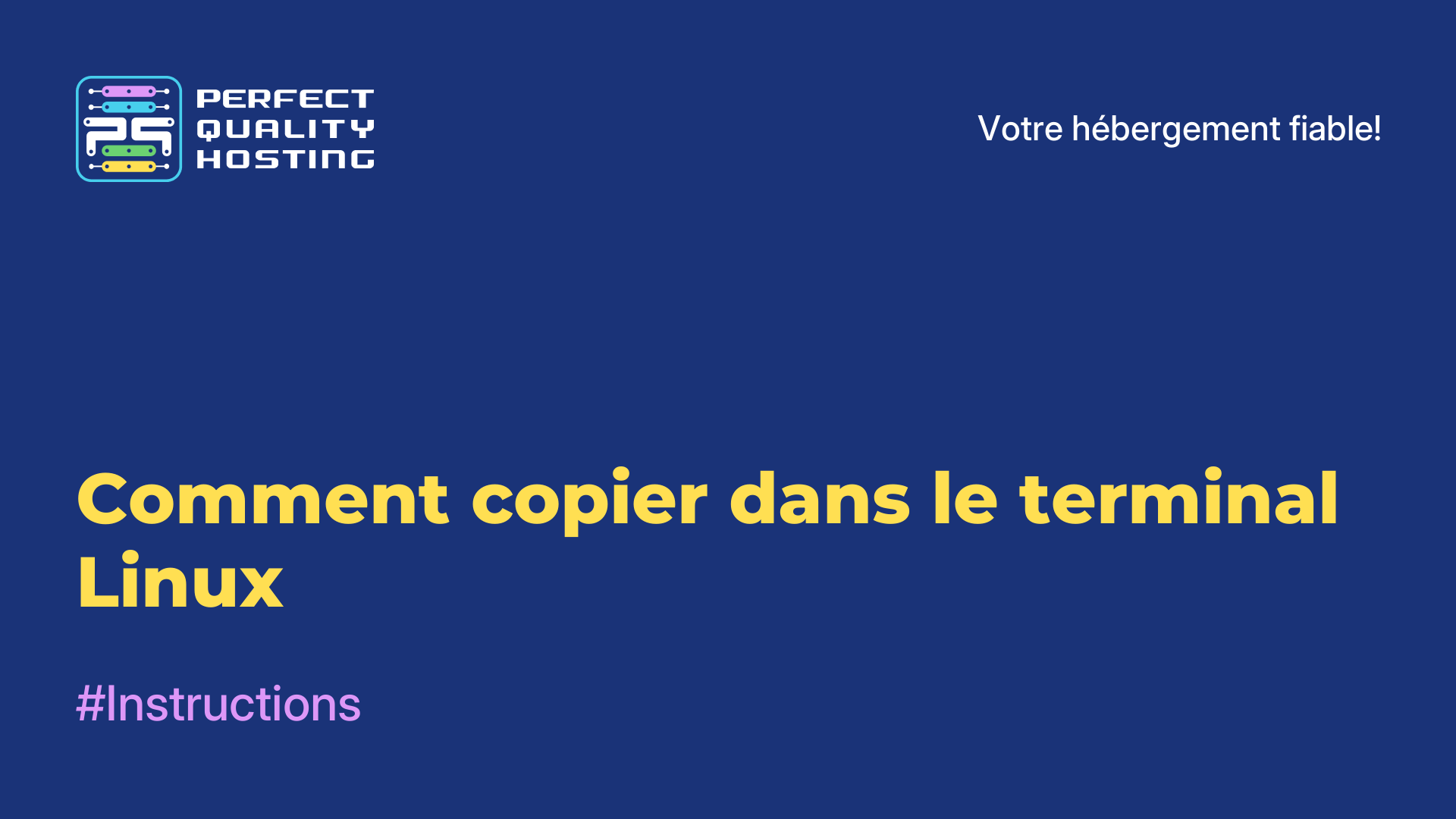 Comment copier dans le terminal Linux