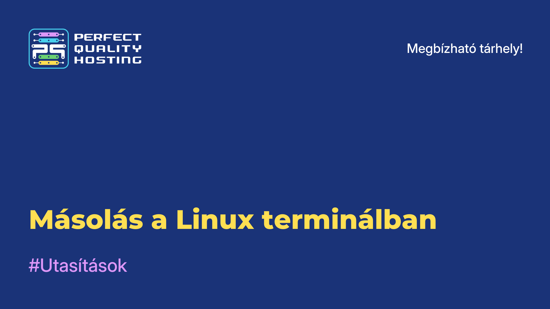 Másolás a Linux terminálban