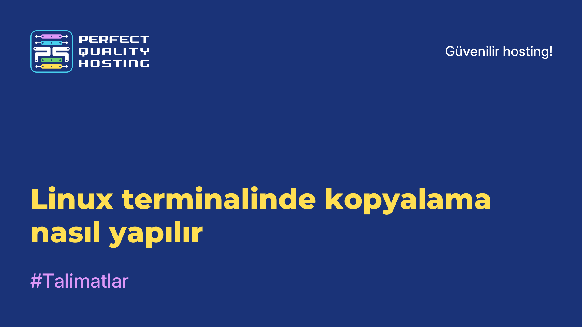 Linux terminalinde kopyalama nasıl yapılır