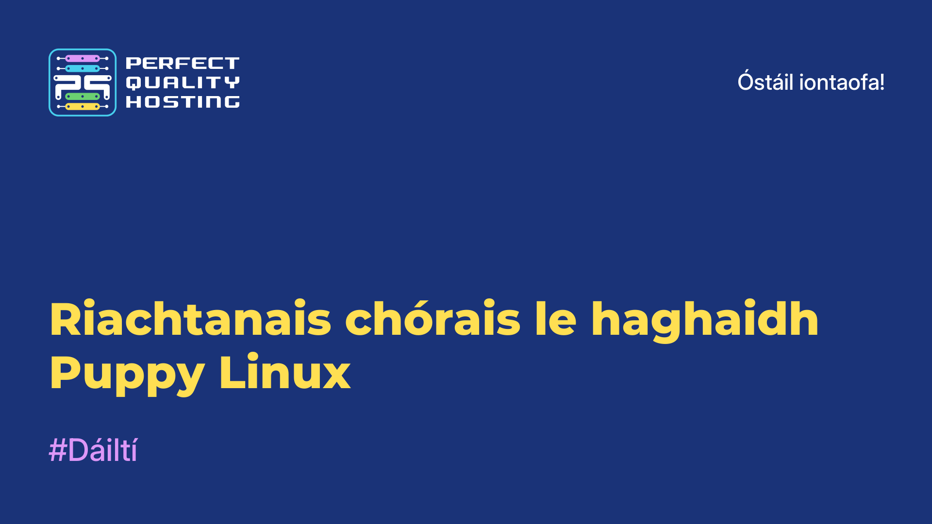 Riachtanais chórais le haghaidh Puppy Linux