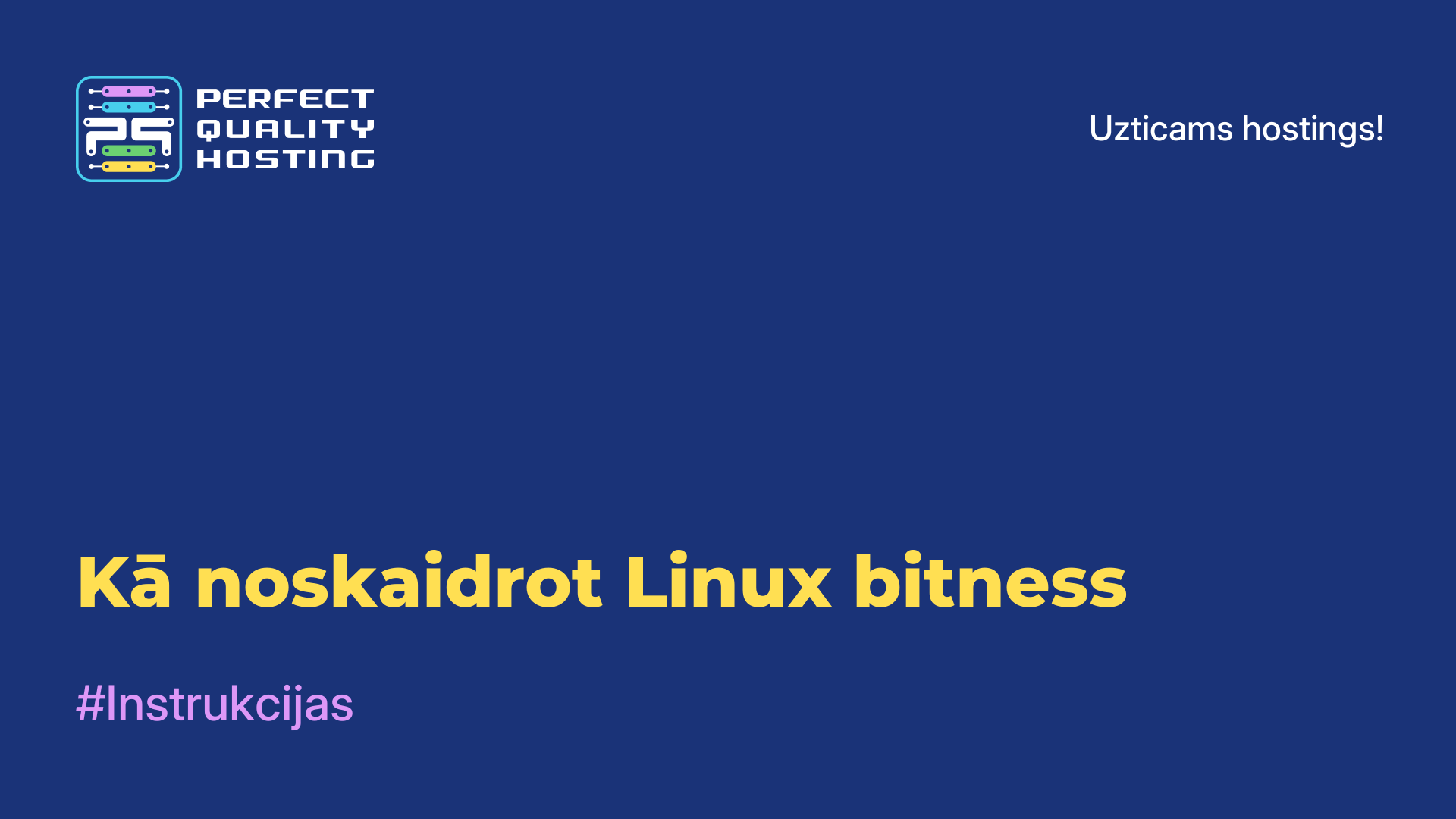 Kā noskaidrot Linux bitness