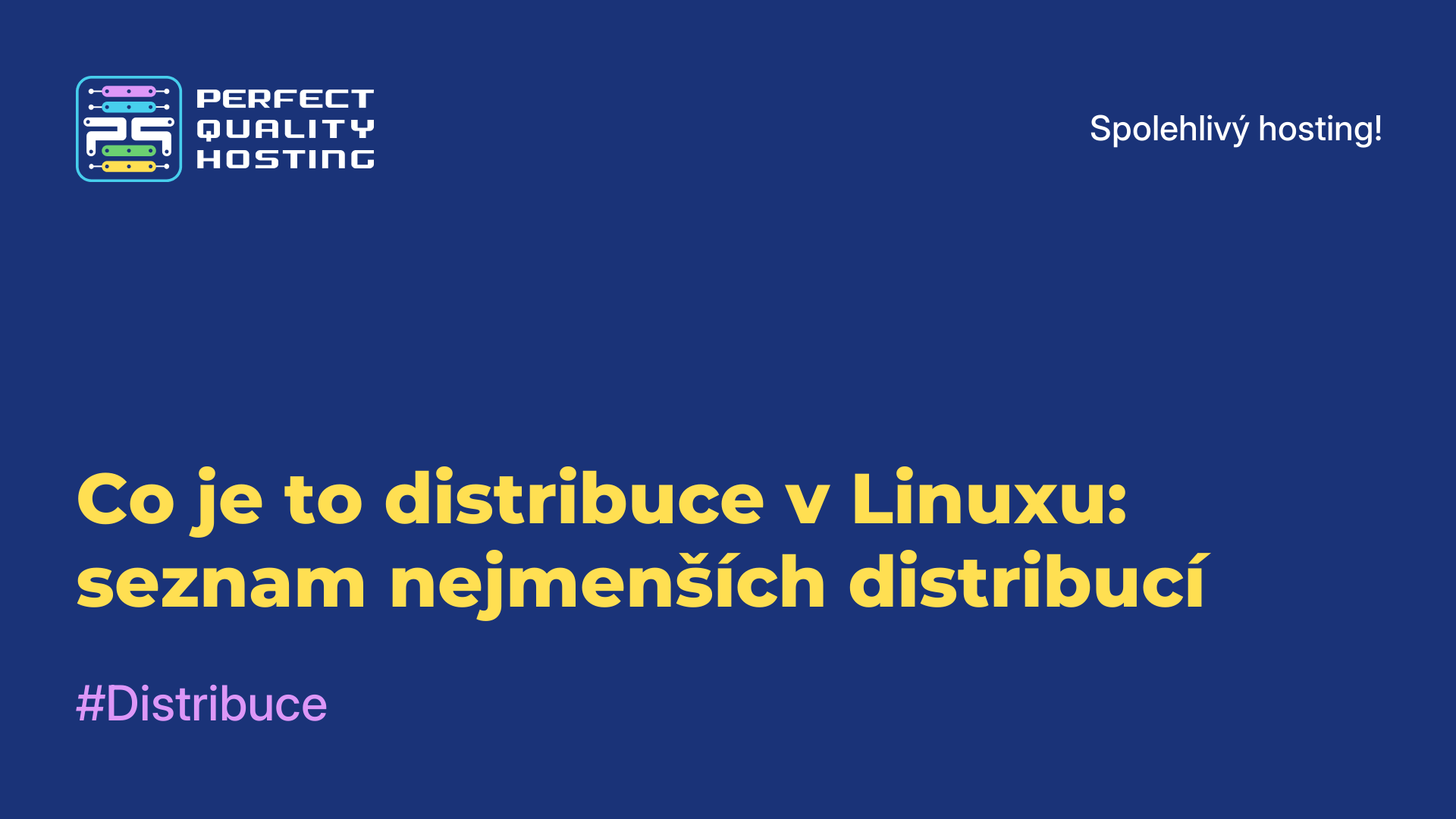 Co je to distribuce v Linuxu: seznam nejmenších distribucí