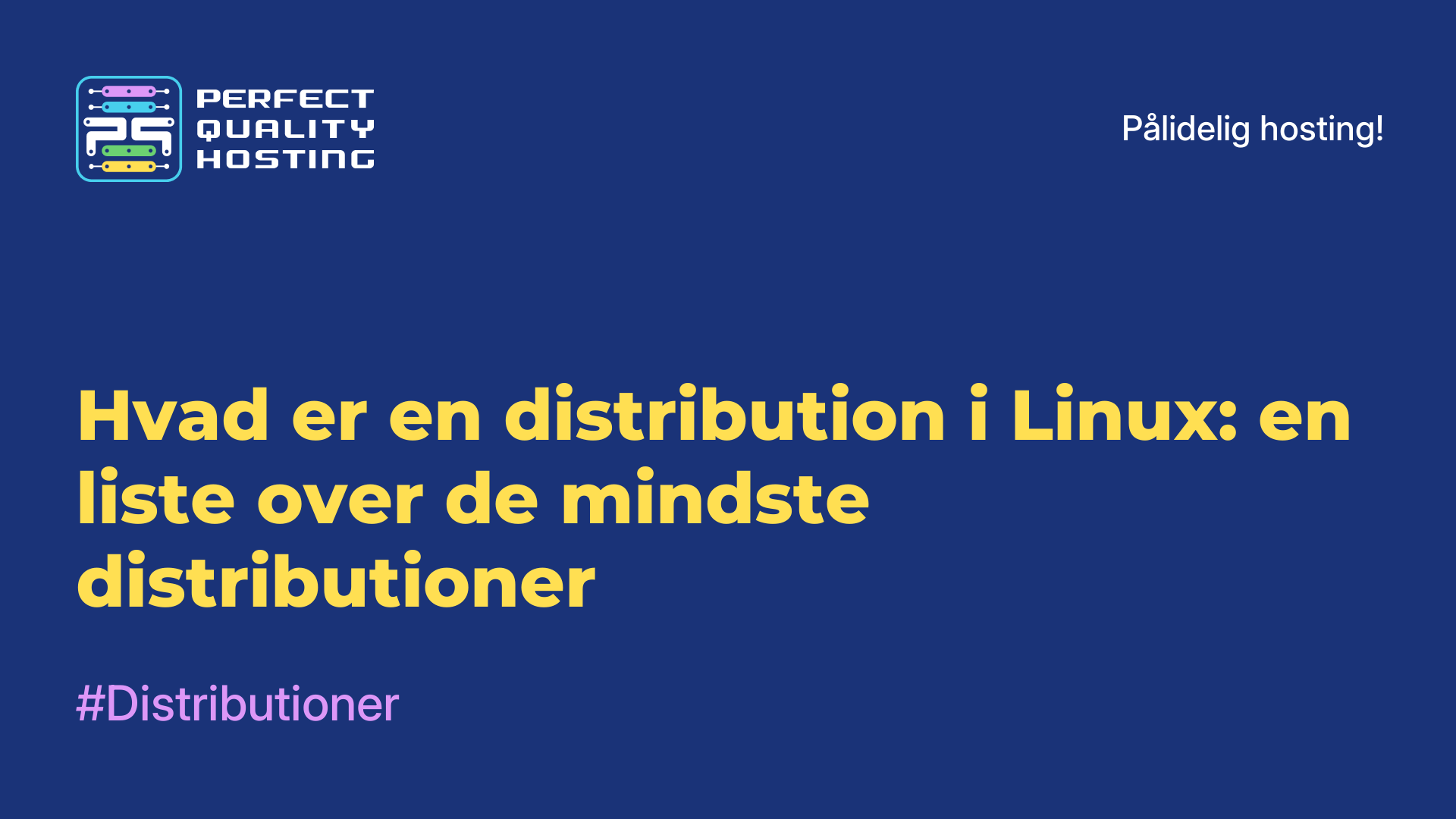 Hvad er en distribution i Linux: en liste over de mindste distributioner