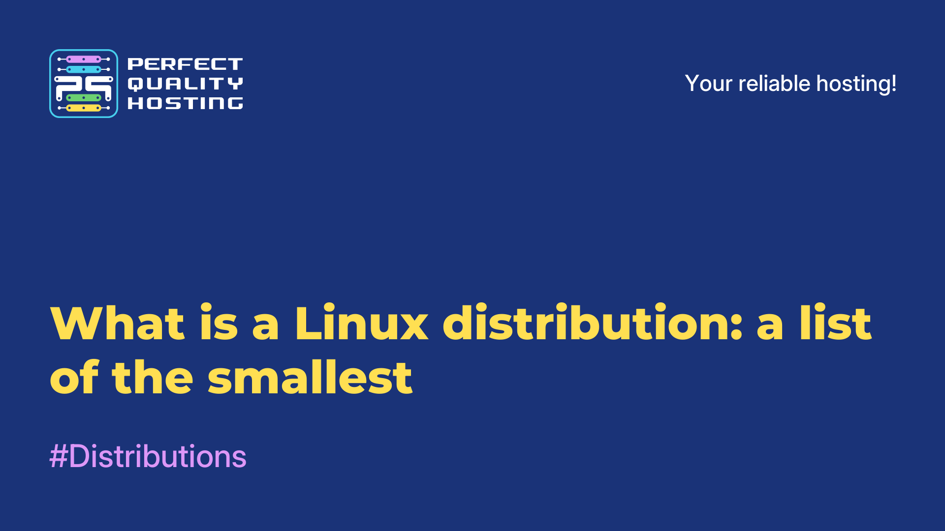 What is a Linux distribution: a list of the smallest