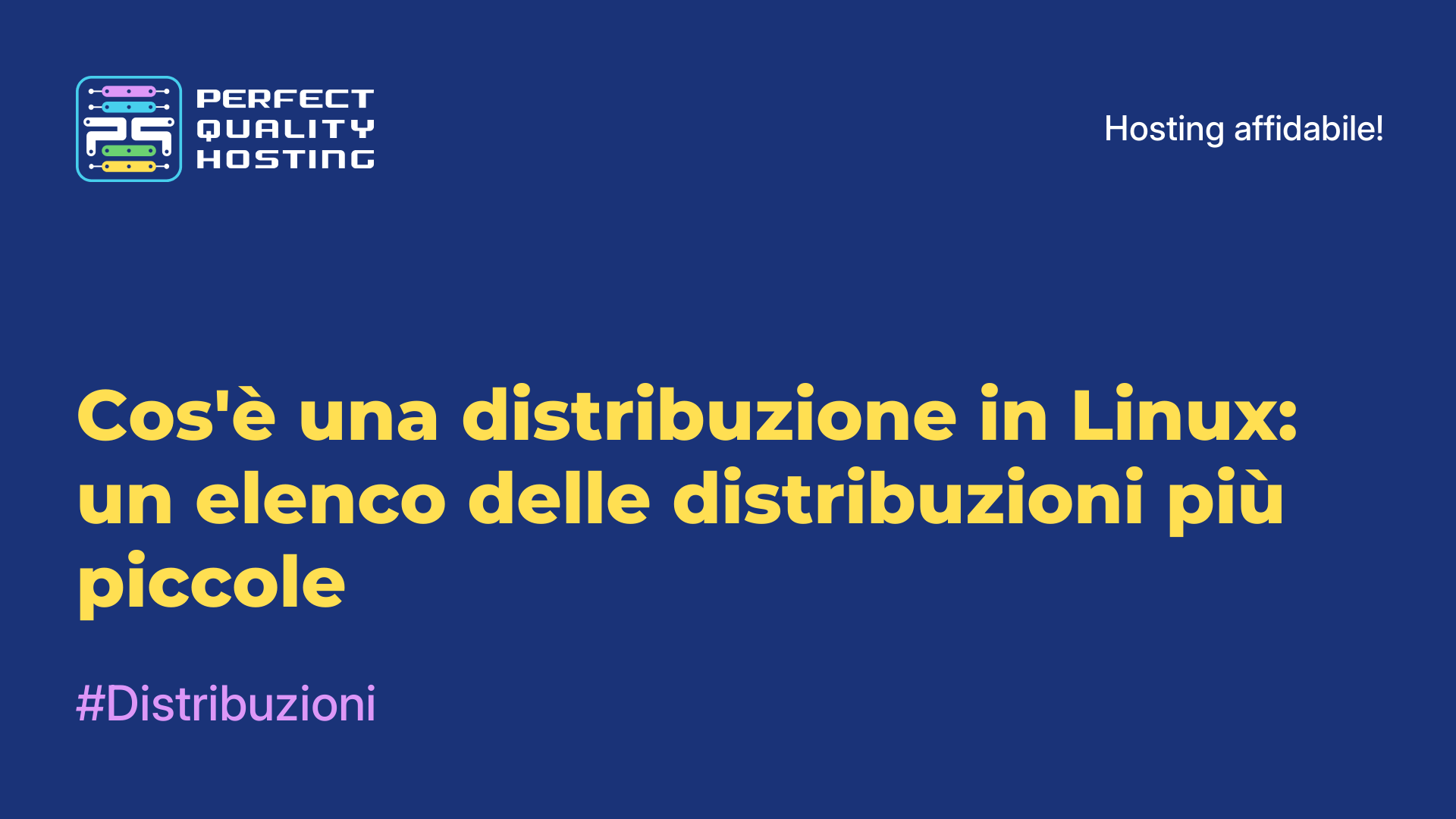 Cos'è una distribuzione in Linux: un elenco delle distribuzioni più piccole