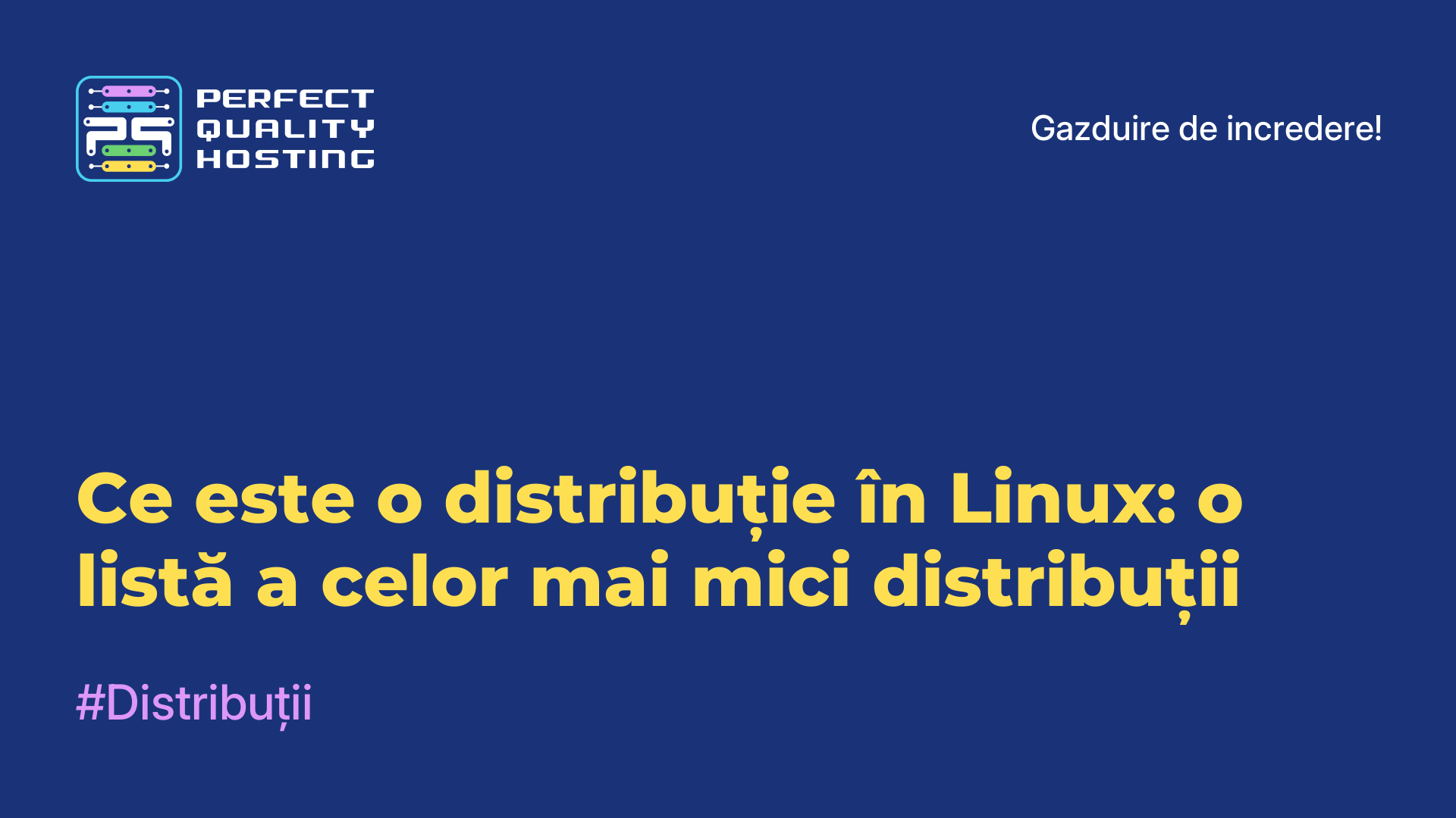 Ce este o distribuție în Linux: o listă a celor mai mici distribuții