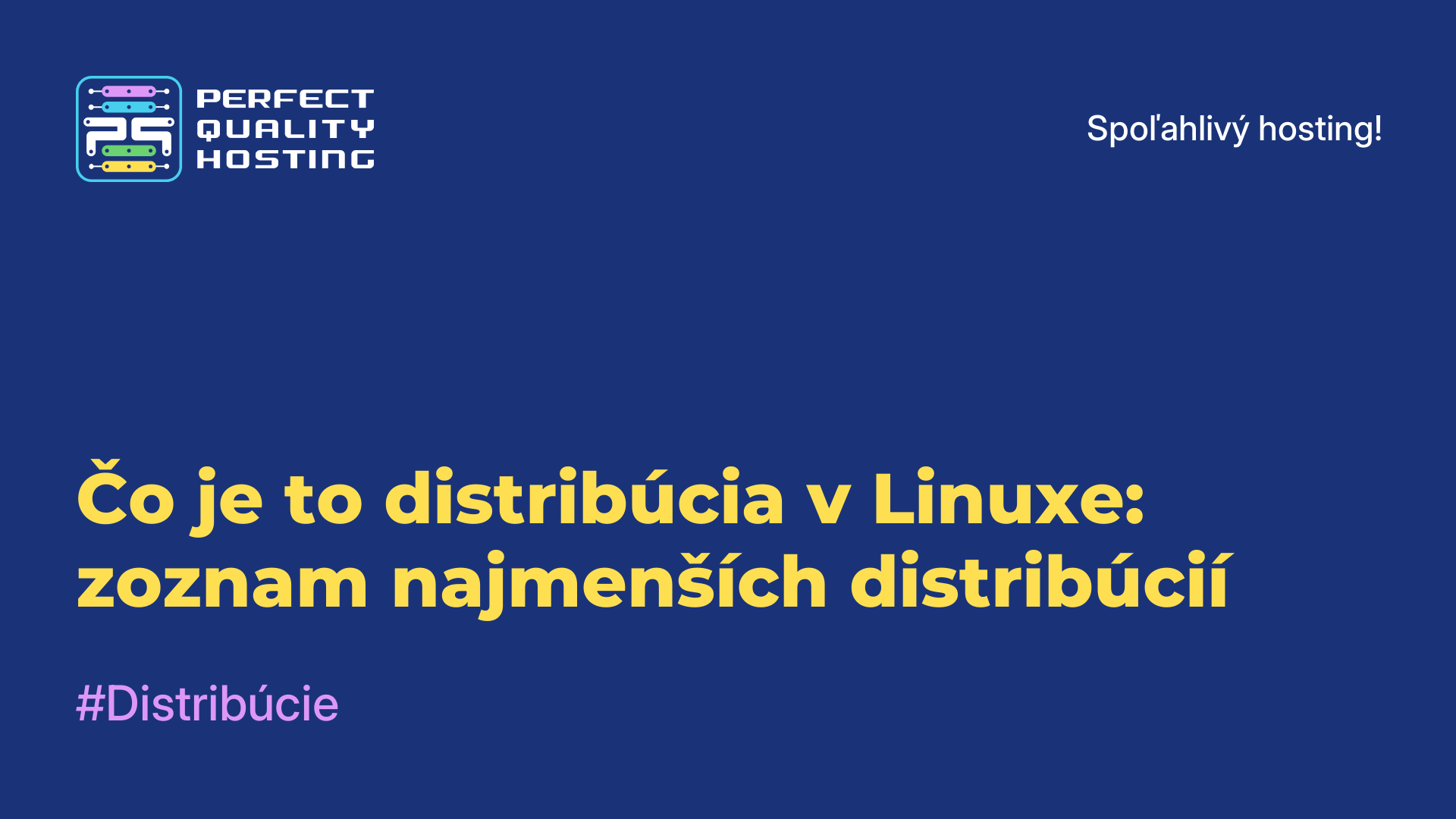 Čo je to distribúcia v Linuxe: zoznam najmenších distribúcií