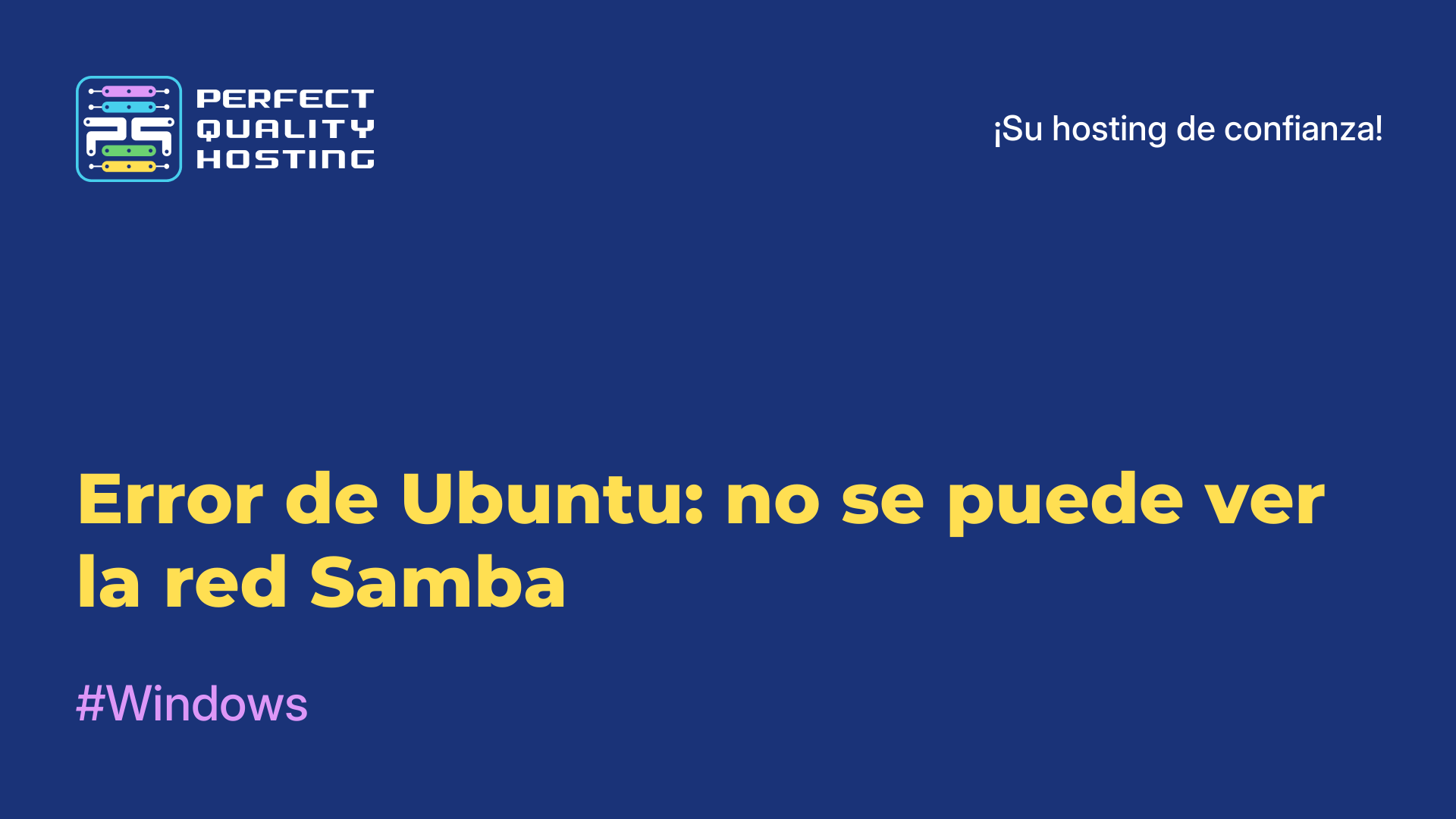 Error de Ubuntu: no se puede ver la red Samba