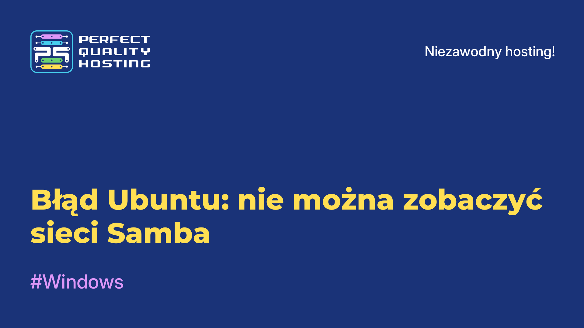 Błąd Ubuntu: nie można zobaczyć sieci Samba