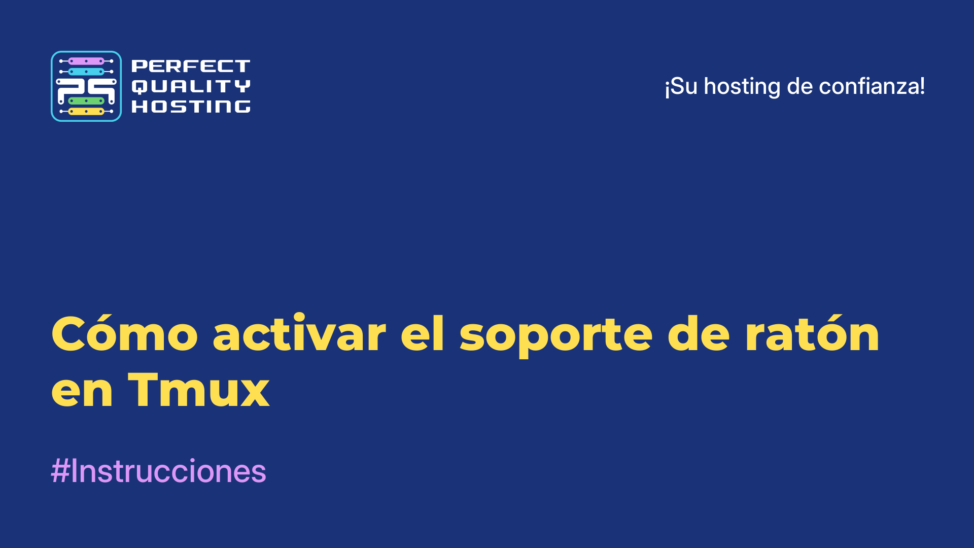 Cómo activar el soporte de ratón en Tmux