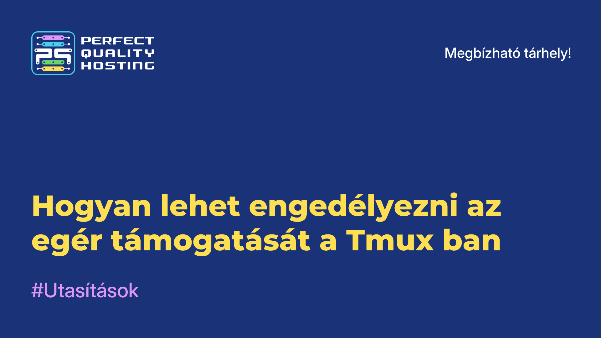 Hogyan lehet engedélyezni az egér támogatását a Tmux-ban