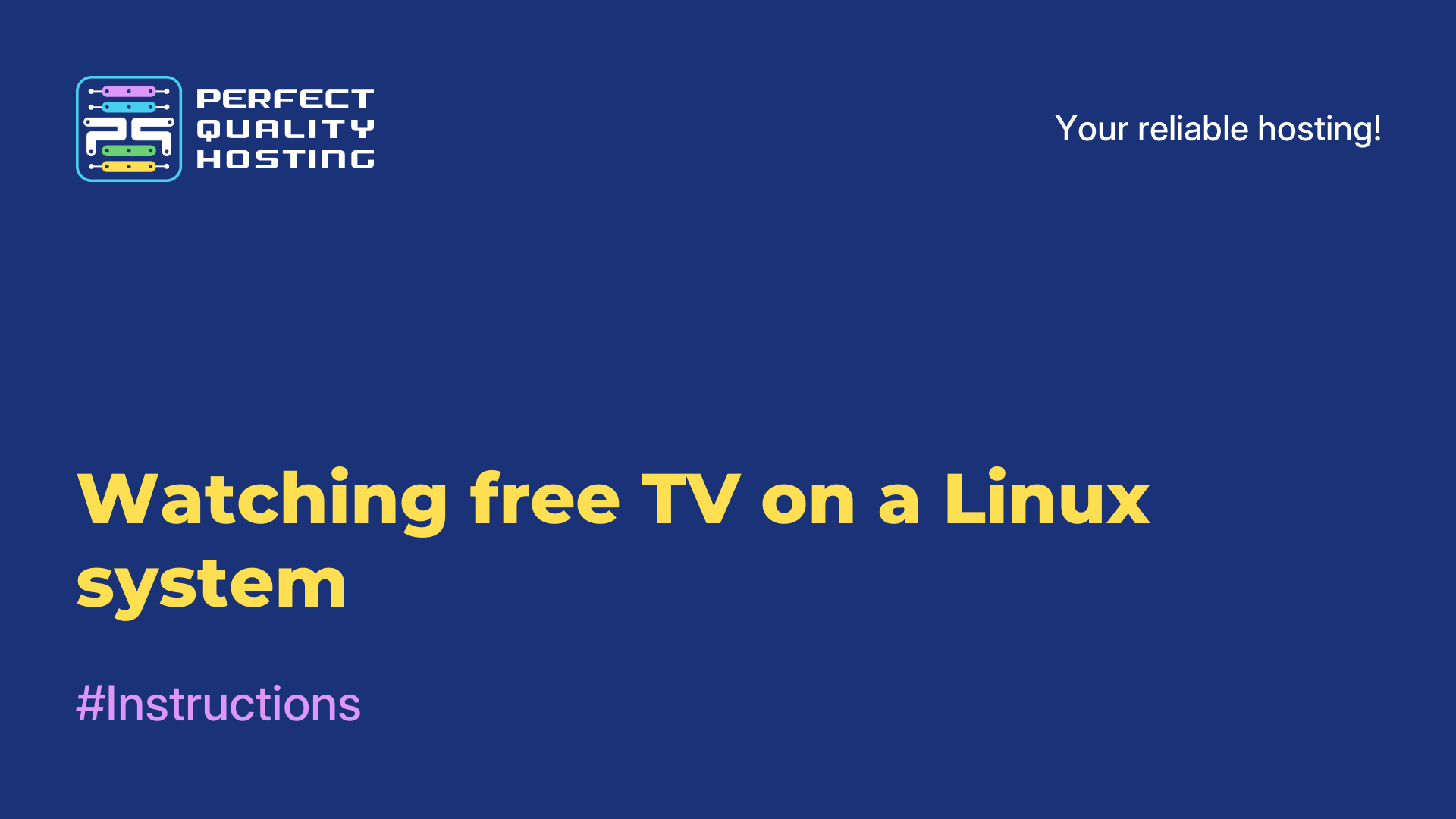 Watching free TV on a Linux system