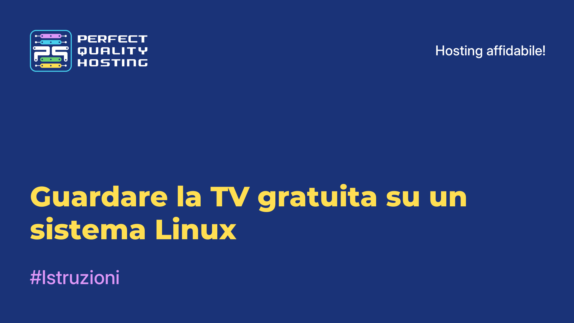 Guardare la TV gratuita su un sistema Linux