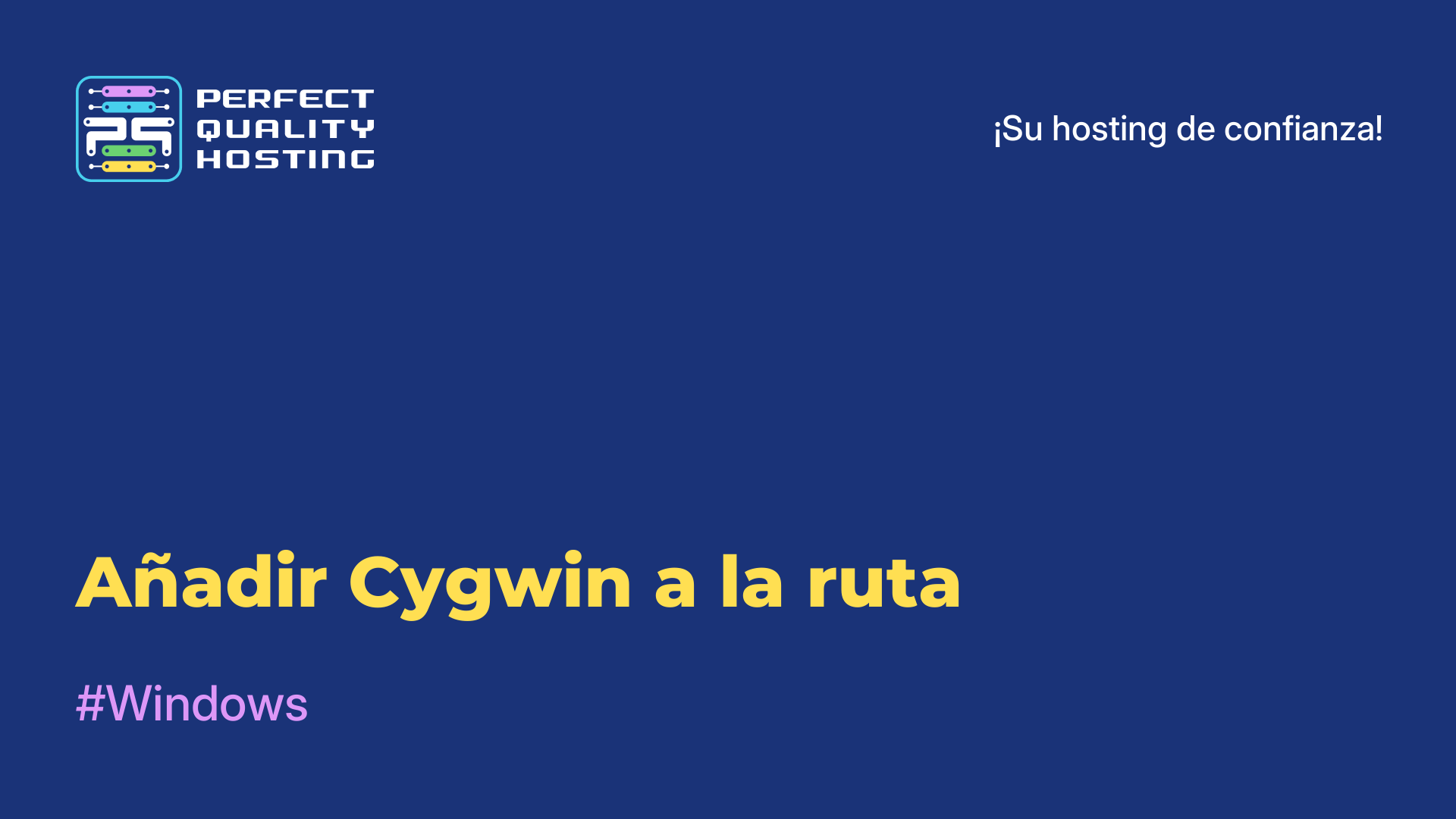 Añadir Cygwin a la ruta