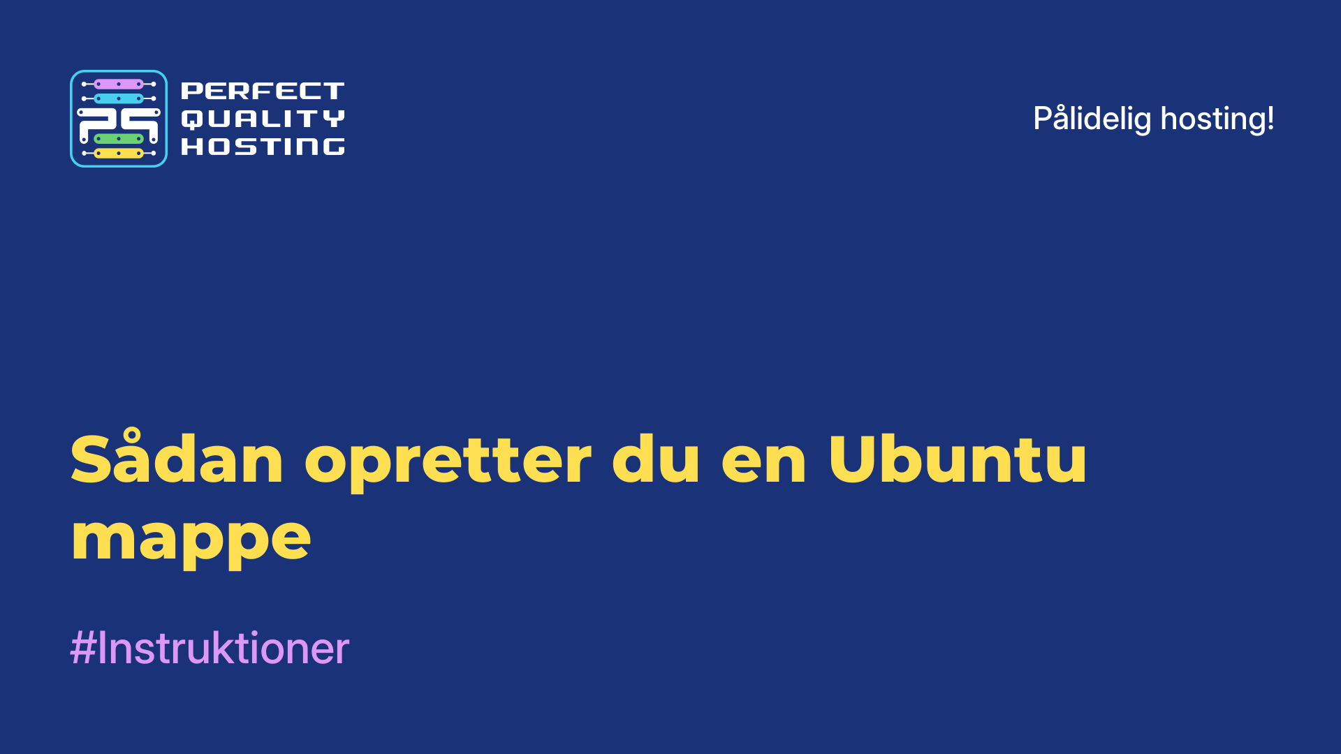 Sådan opretter du en Ubuntu-mappe